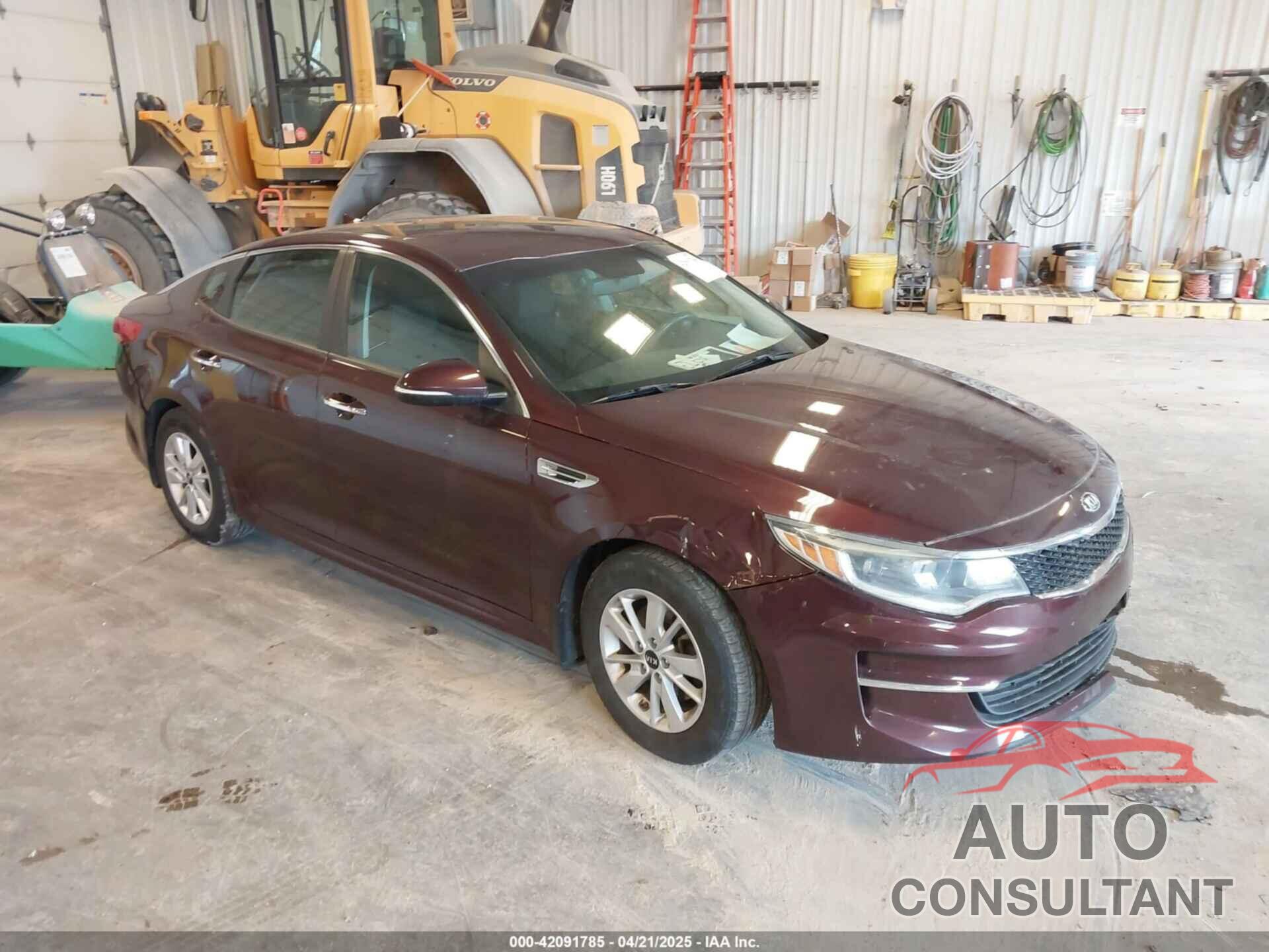 KIA OPTIMA 2018 - 5XXGT4L35JG229518