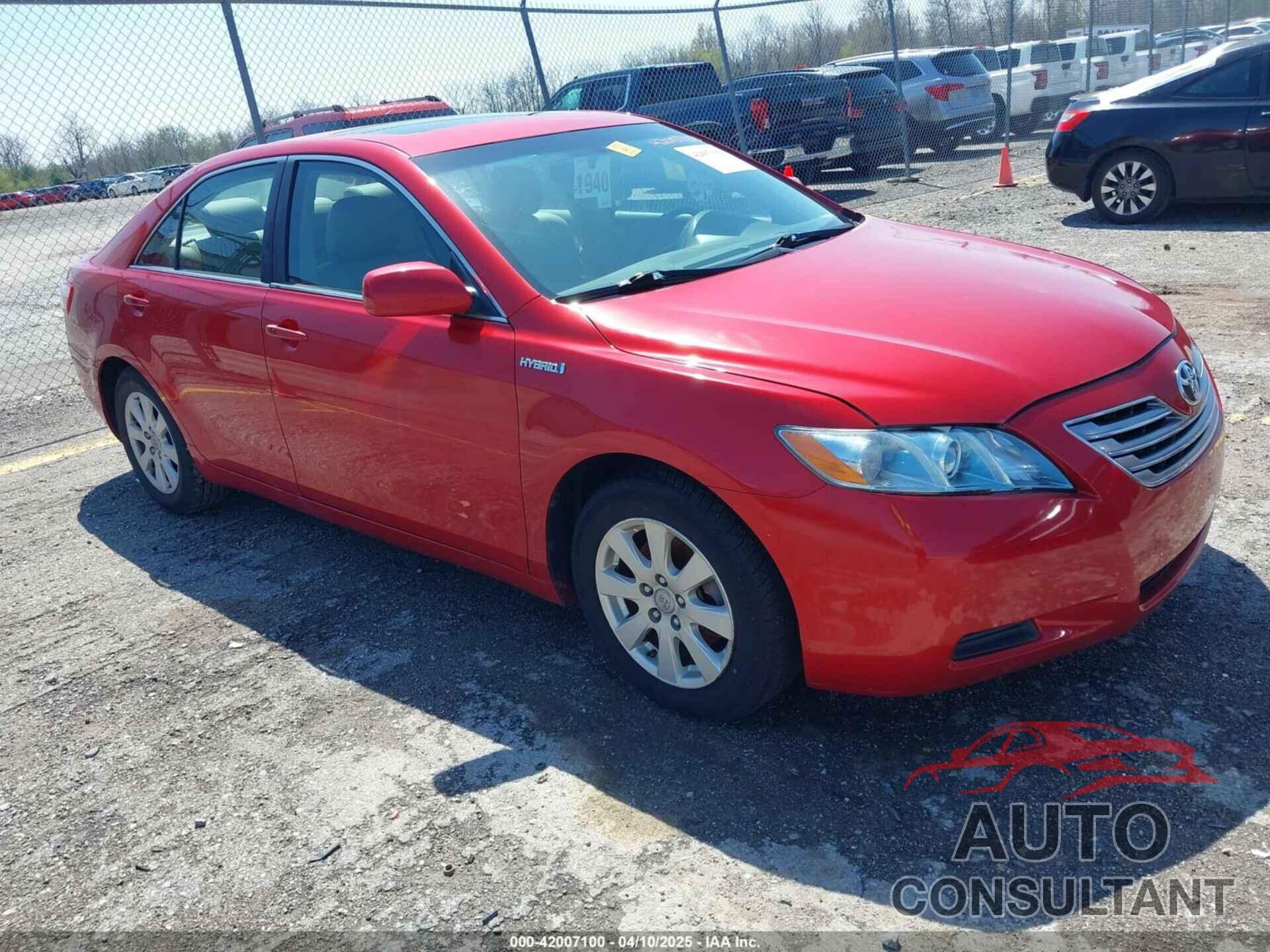 TOYOTA CAMRY HYBRID 2009 - 4T1BB46KX9U087264