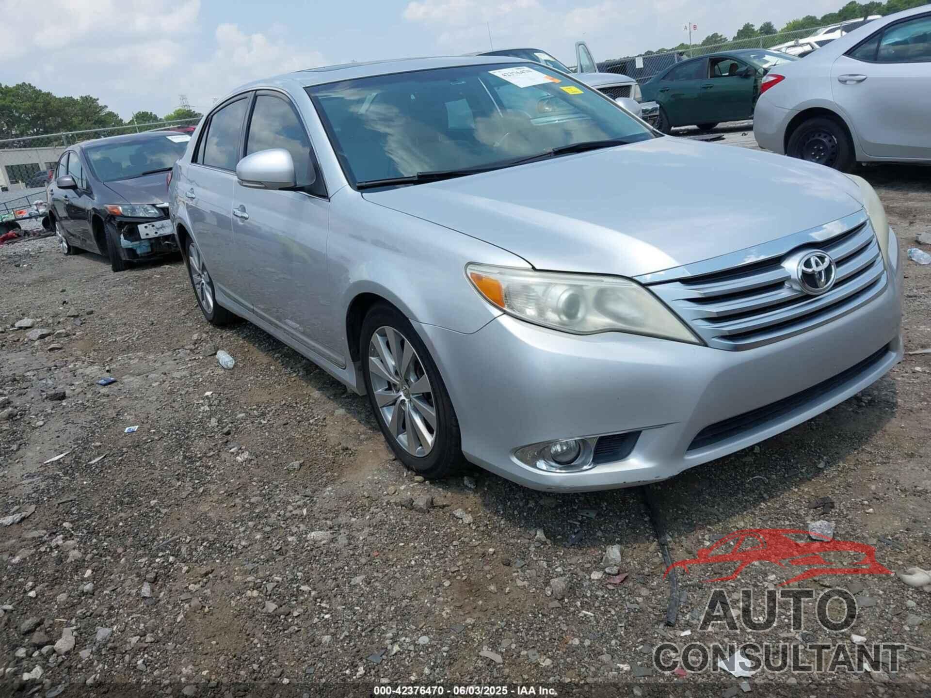 TOYOTA AVALON 2011 - 4T1BK3DB0BU434958