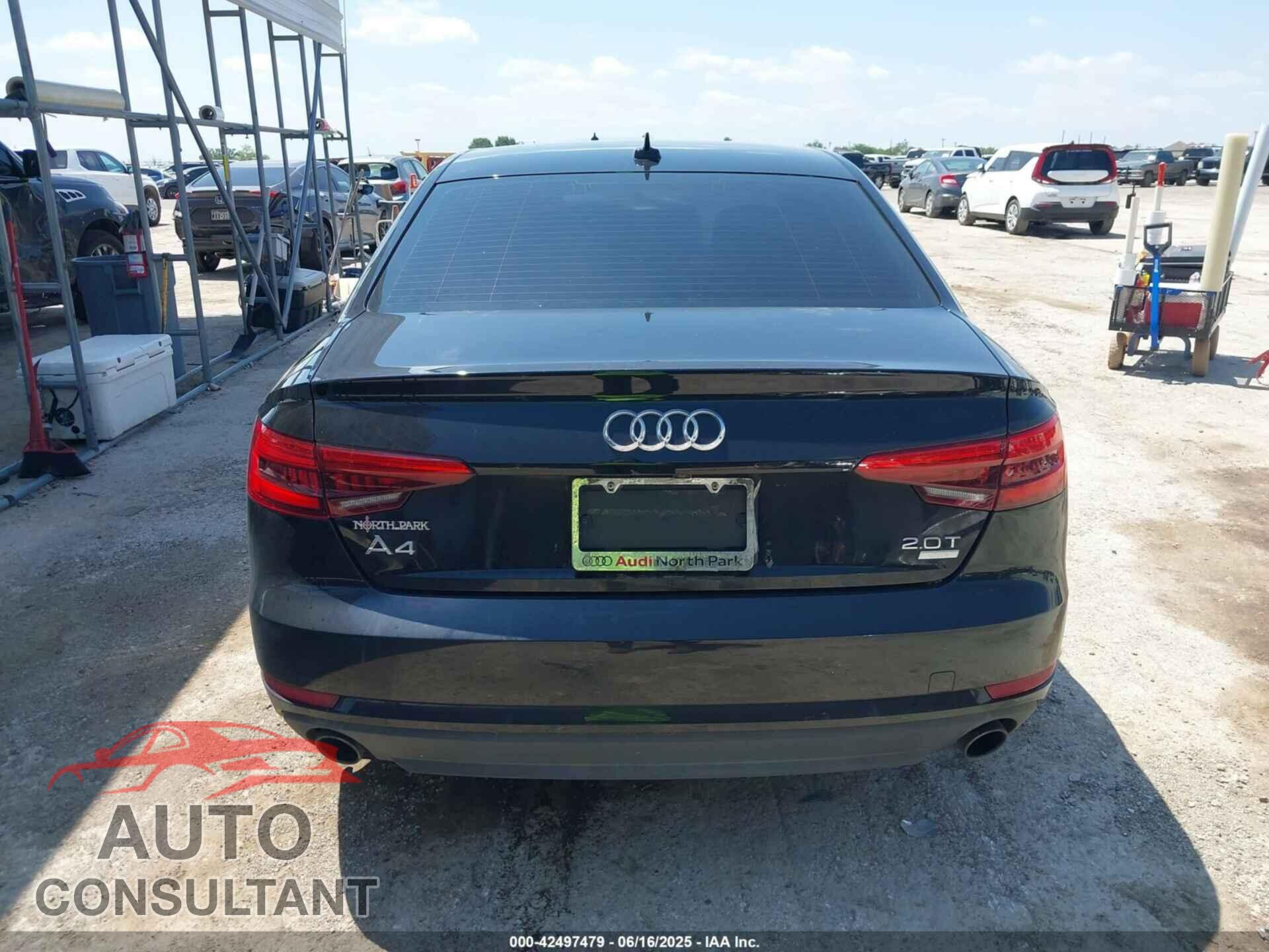 AUDI A4 2017 - WAUGMAF42HN059033