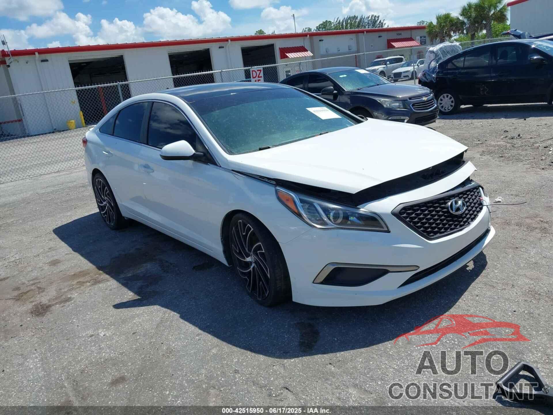 HYUNDAI SONATA 2017 - 5NPE24AFXHH495123