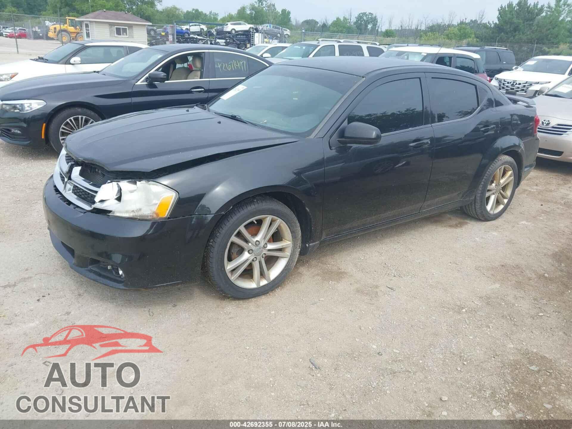DODGE AVENGER 2011 - 1B3BD1FG9BN507882