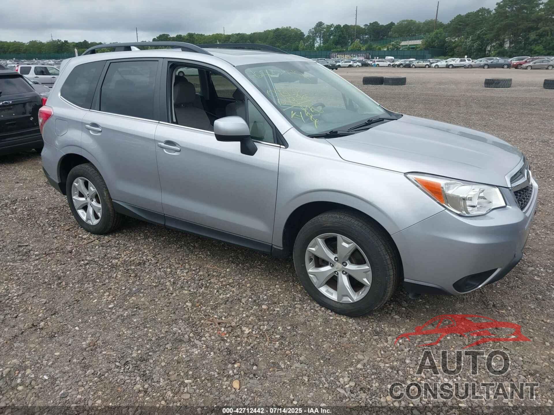 SUBARU FORESTER 2016 - JF2SJAKCXGH509206