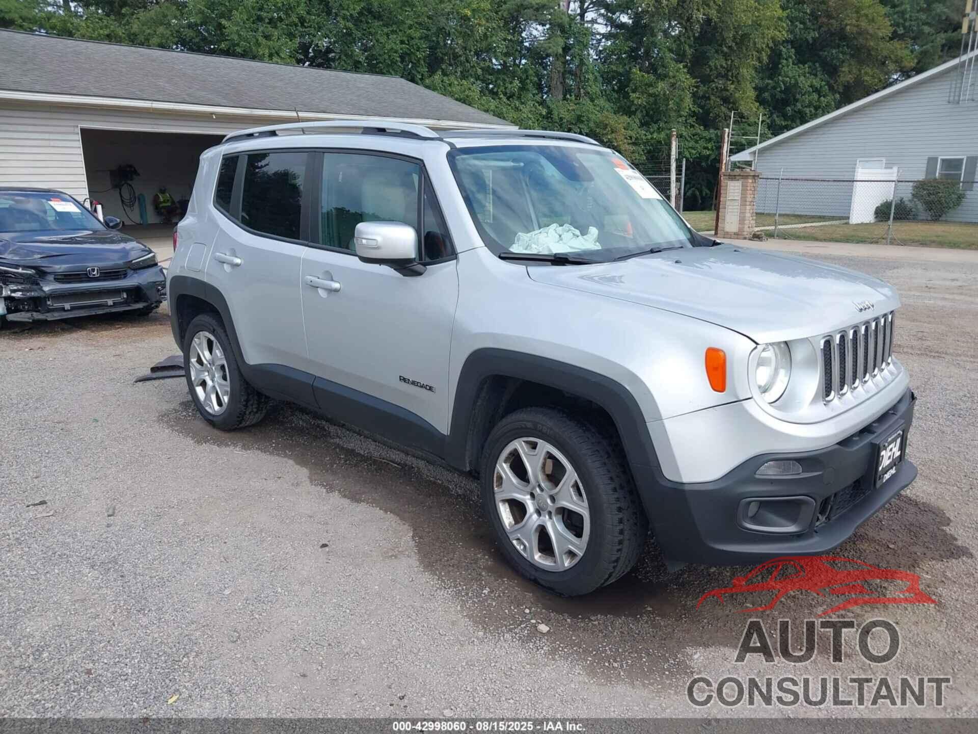 JEEP RENEGADE 2015 - ZACCJBDT9FPB98199