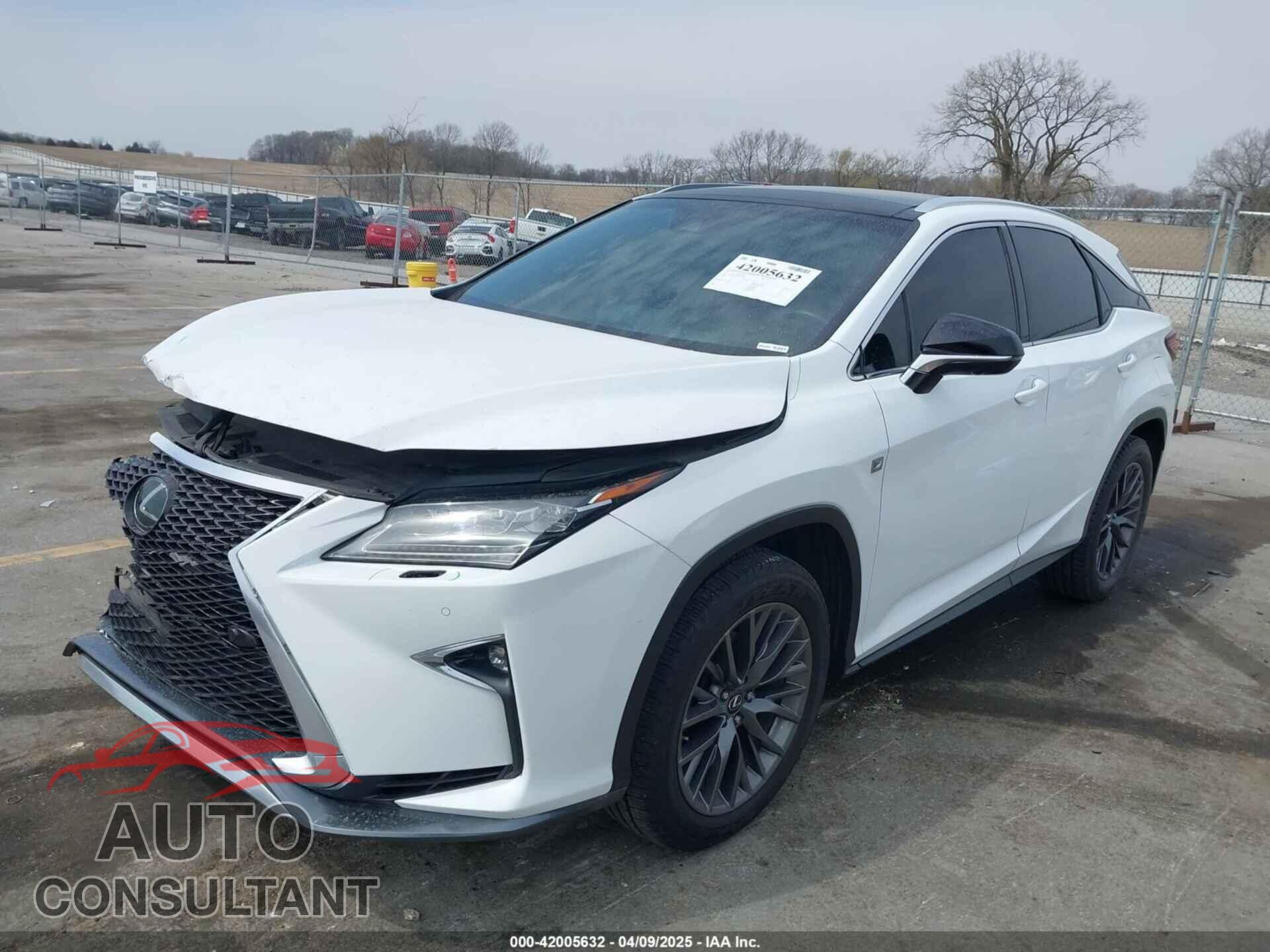 LEXUS RX 350 2017 - 2T2BZMCA4HC090325