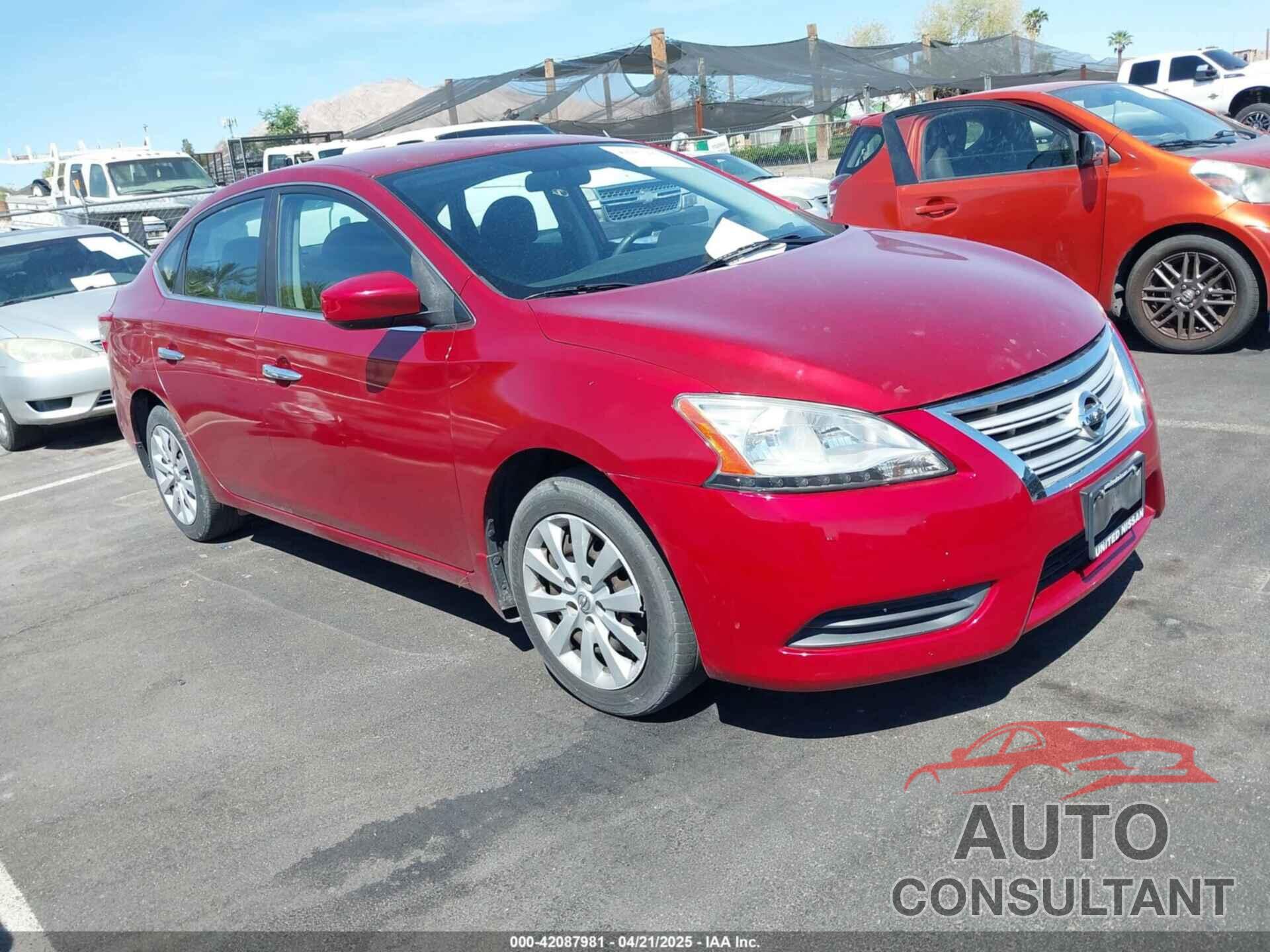 NISSAN SENTRA 2014 - 3N1AB7AP1EY315926