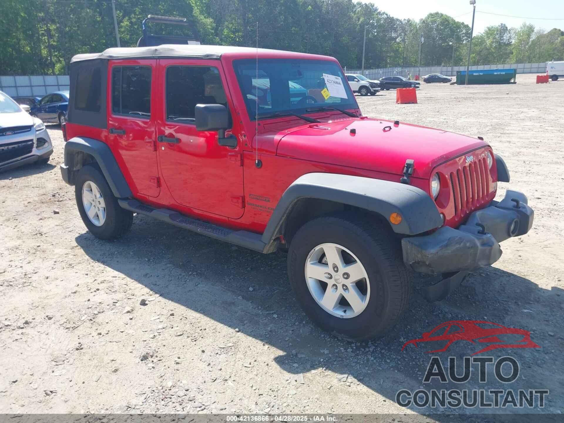 JEEP WRANGLER UNLIMITED 2017 - 1C4BJWDG7HL732880