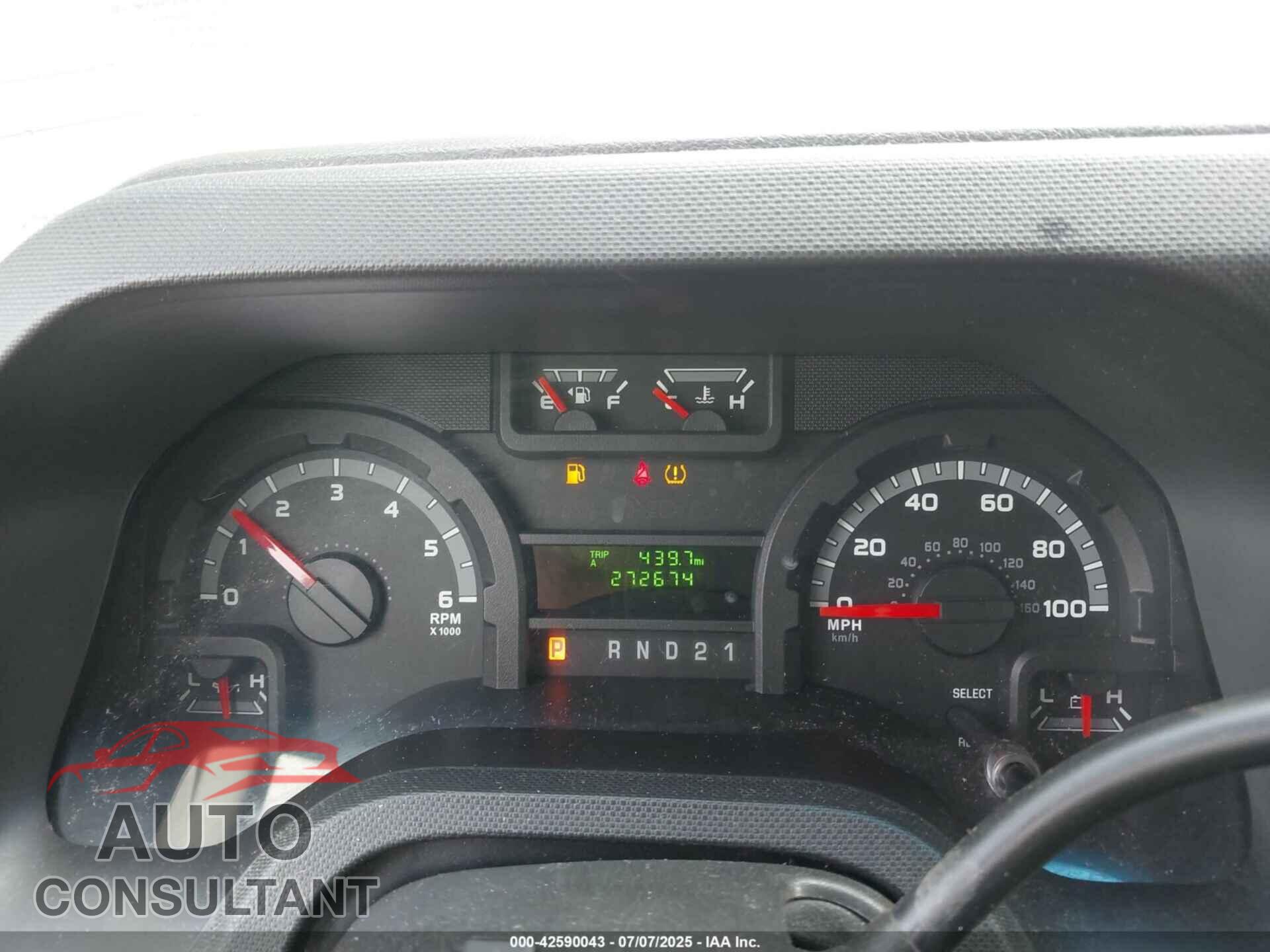 FORD E-350 SUPER DUTY 2012 - 1FTSS3EL4CDA59461