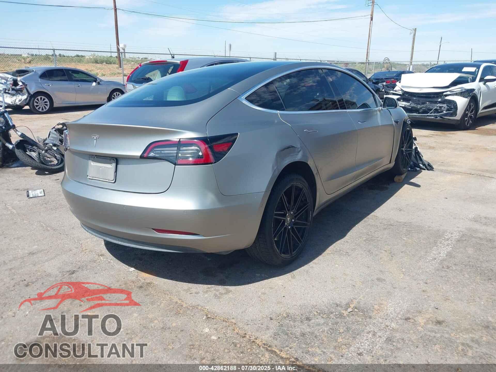 TESLA MODEL 3 2019 - 5YJ3E1EA8KF486356