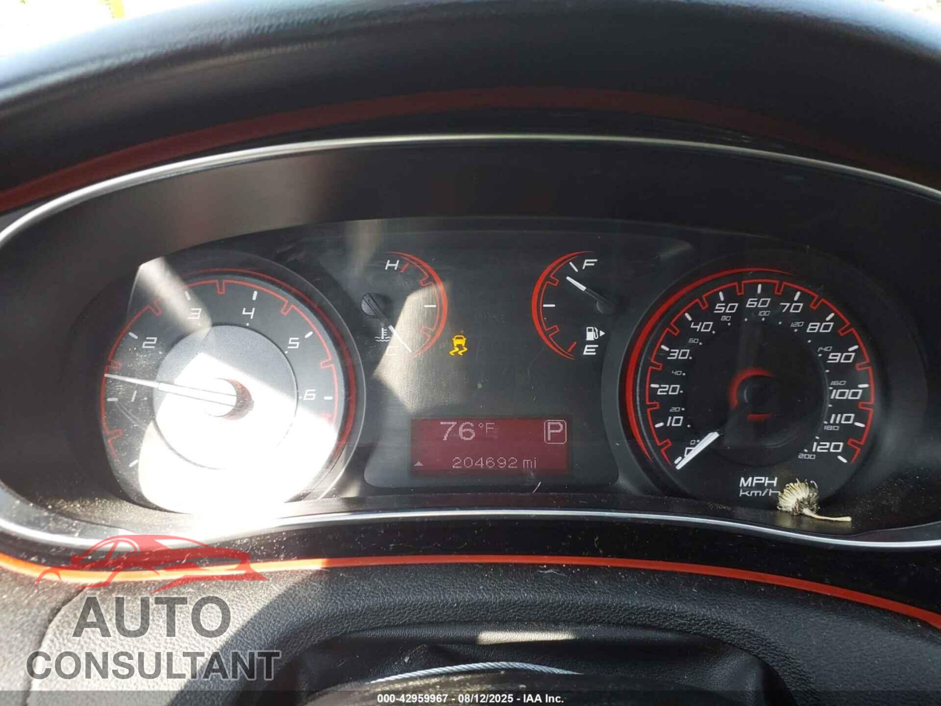DODGE DART 2015 - 1C3CDFBB3FD199800