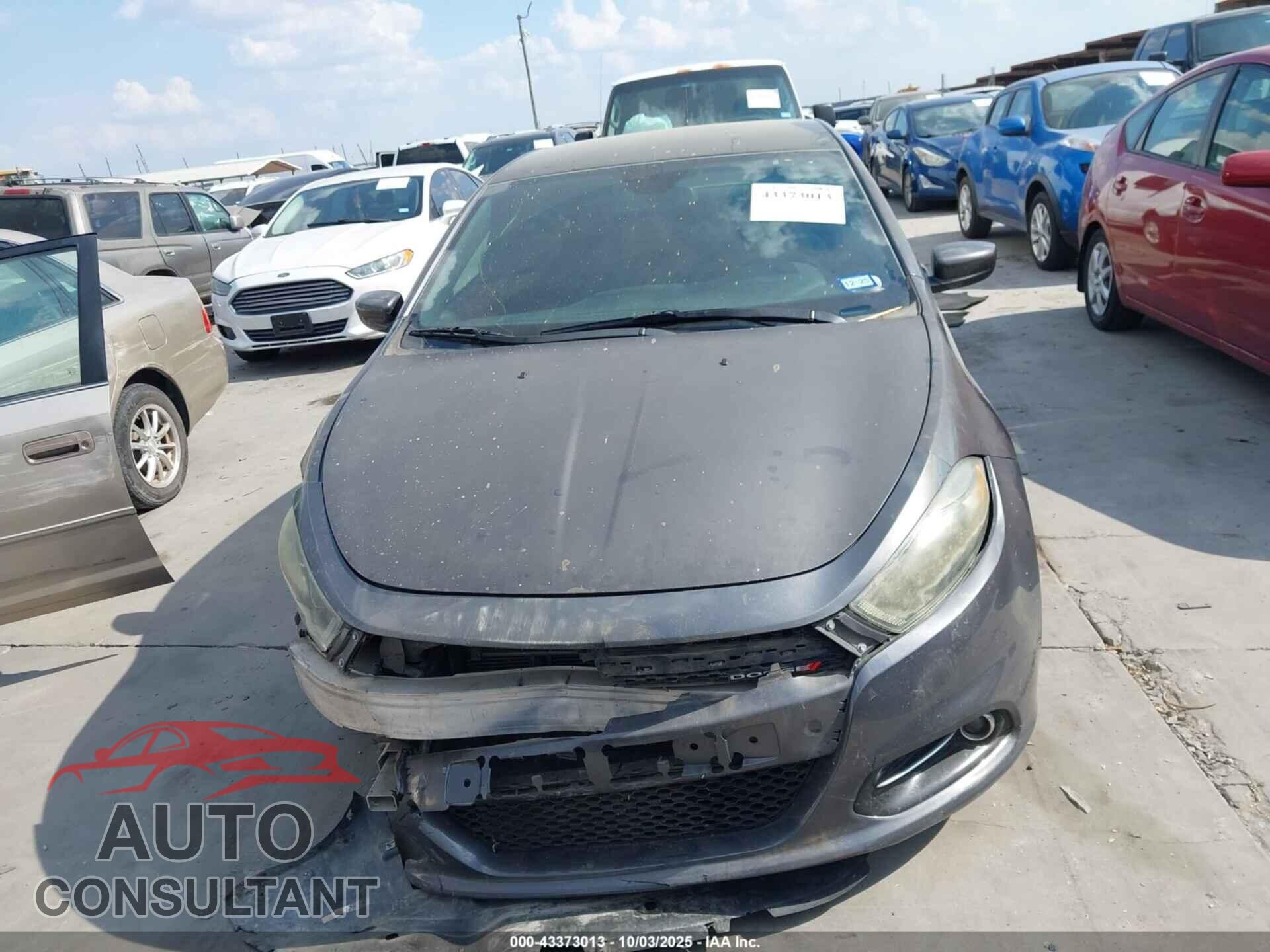 DODGE DART 2015 - 1C3CDFBB7FD200933
