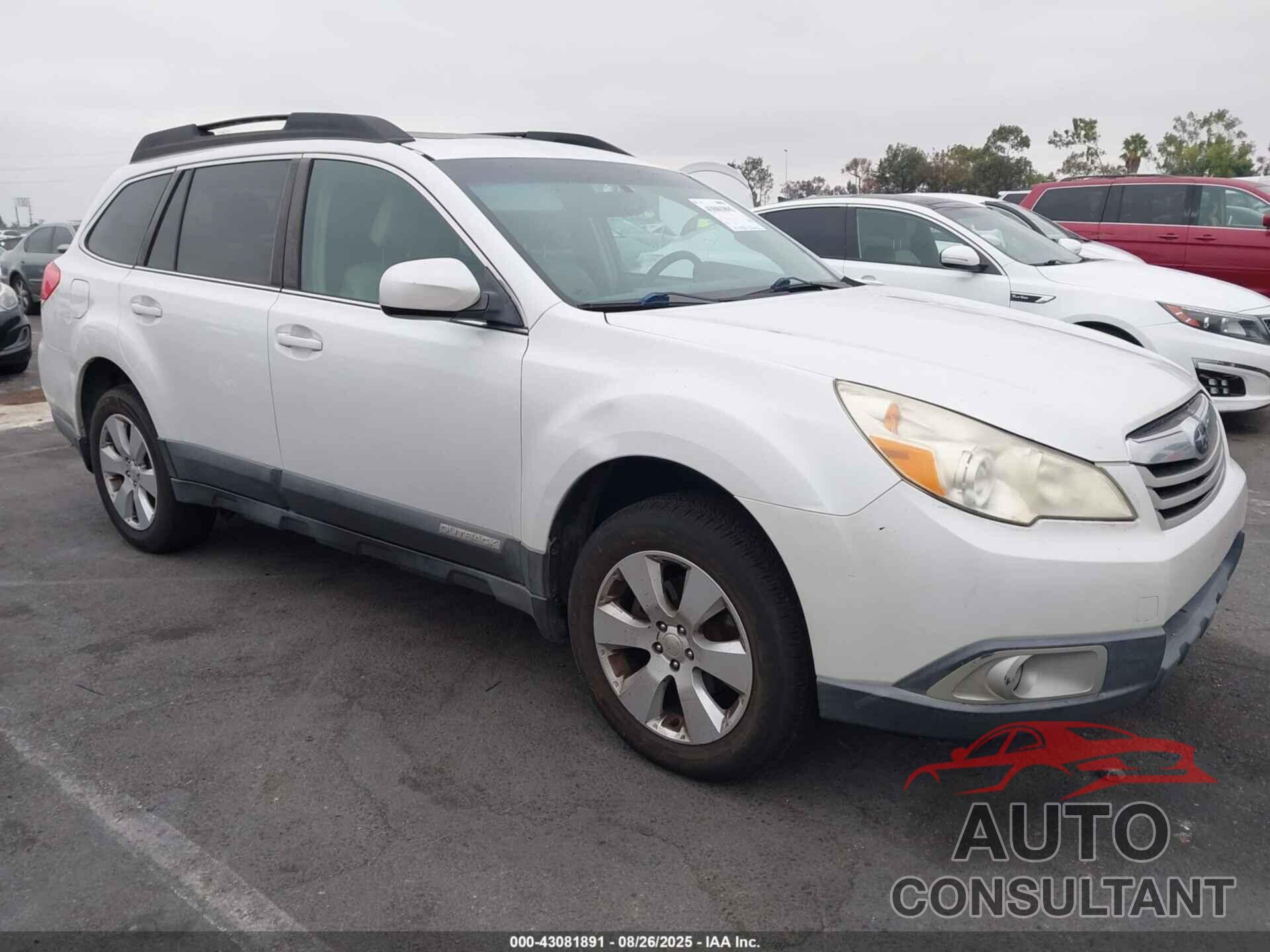 SUBARU OUTBACK 2011 - 4S4BRBGC7B3447920