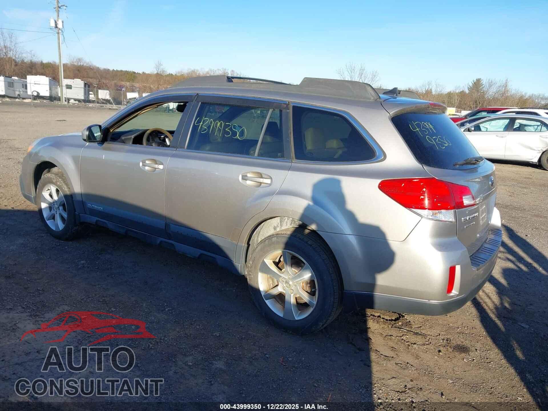 SUBARU OUTBACK 2014 - 4S4BRBLC5E3286980