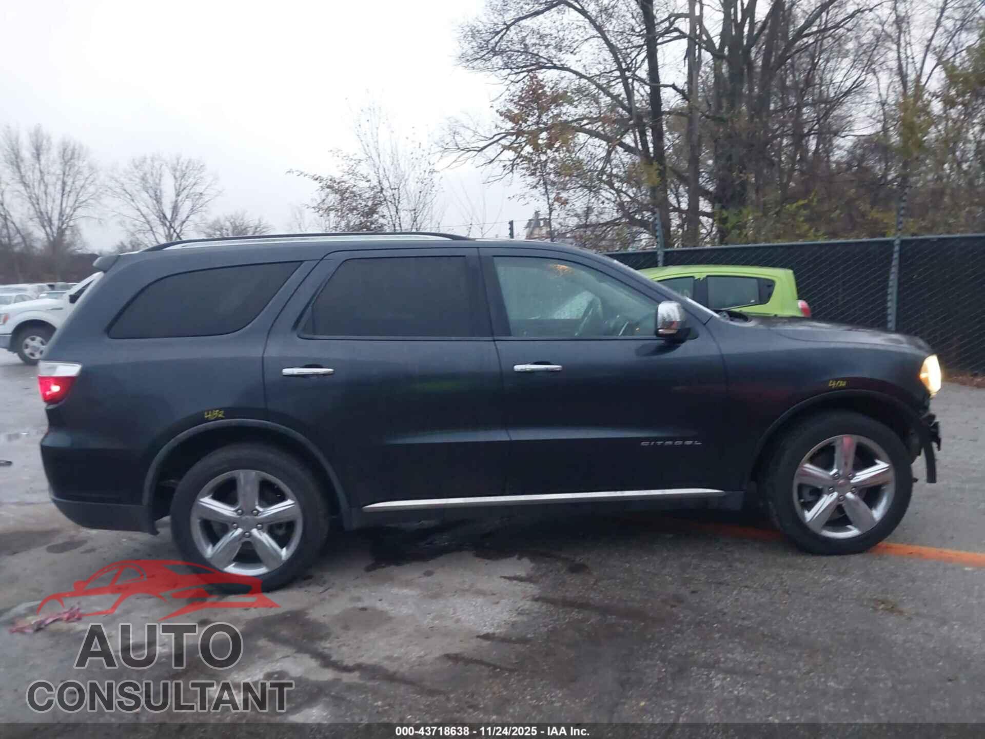 DODGE DURANGO 2012 - 1C4SDHET4CC252125