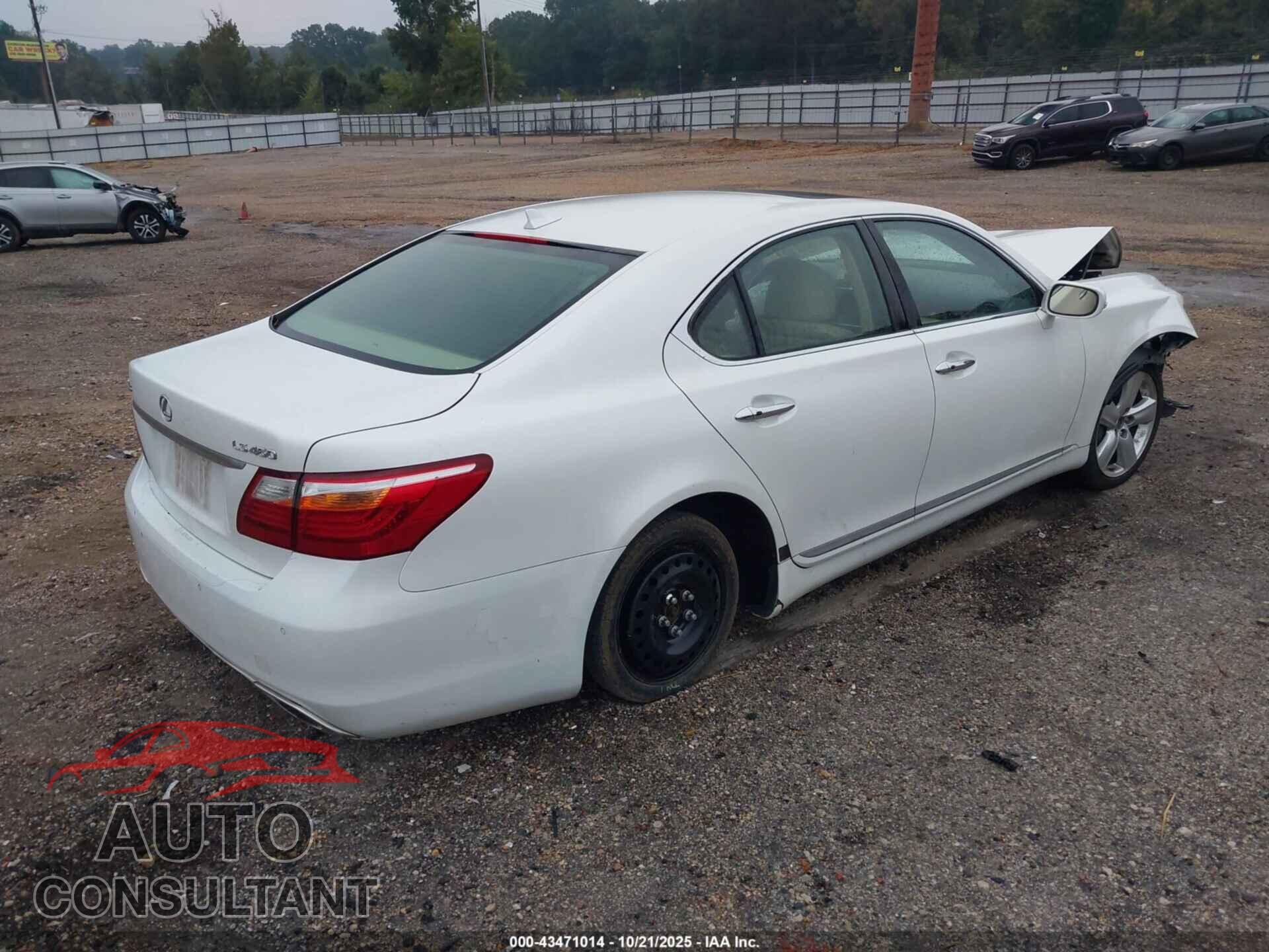 LEXUS LS 460 2010 - JTHBL5EF8A5097459