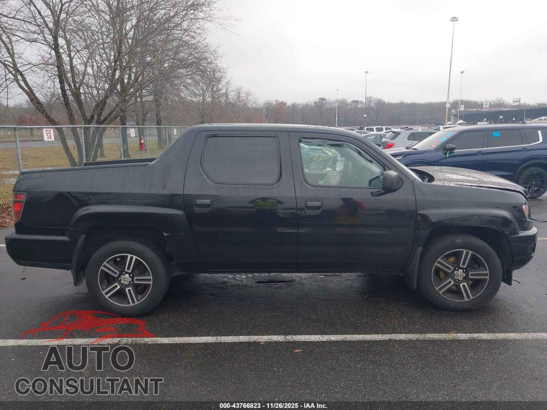 HONDA RIDGELINE 2012 - 5FPYK1F78CB453691