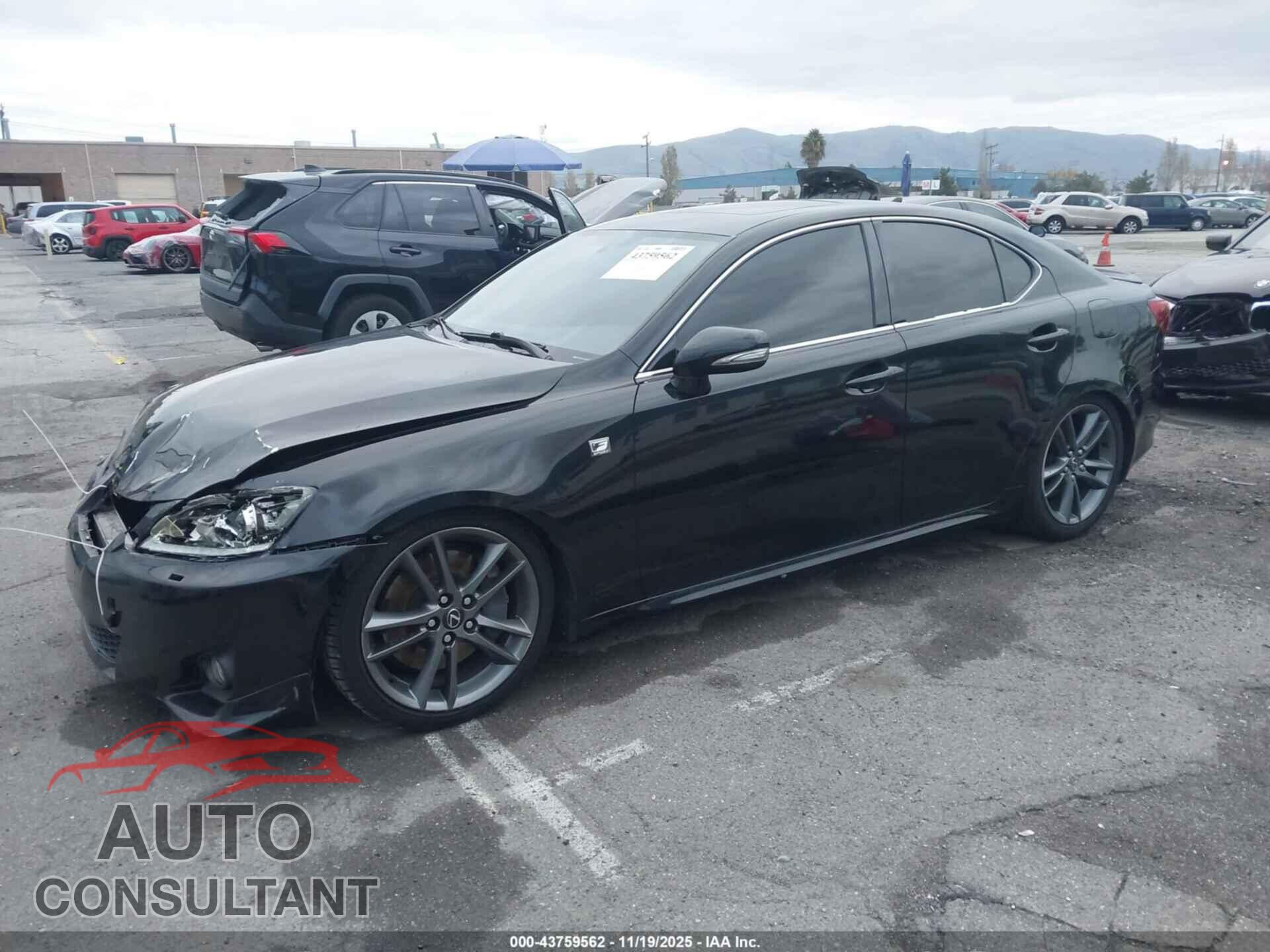 LEXUS IS 350 2012 - JTHBE5C23C5030622