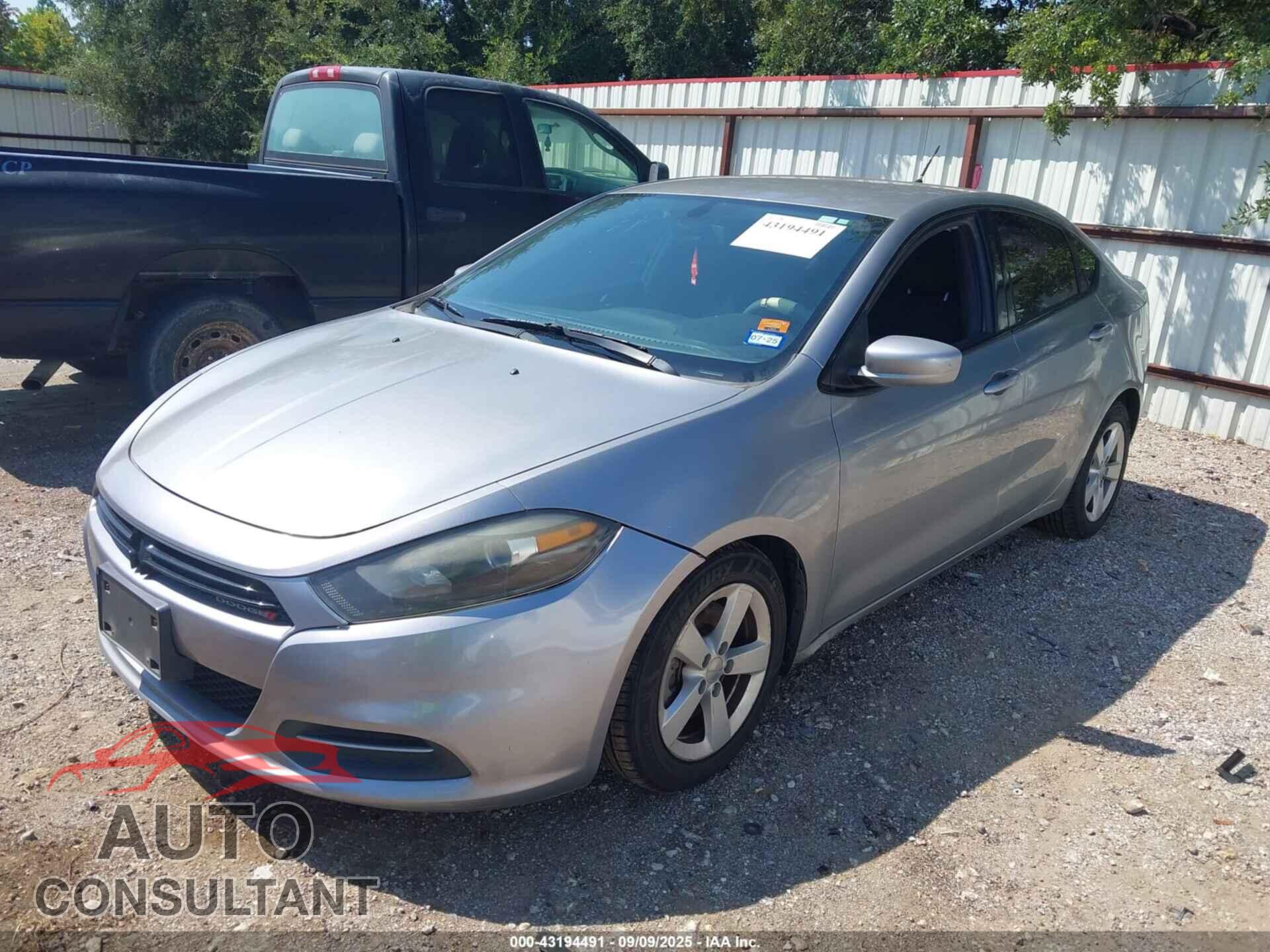 DODGE DART 2015 - 1C3CDFBB0FD104917