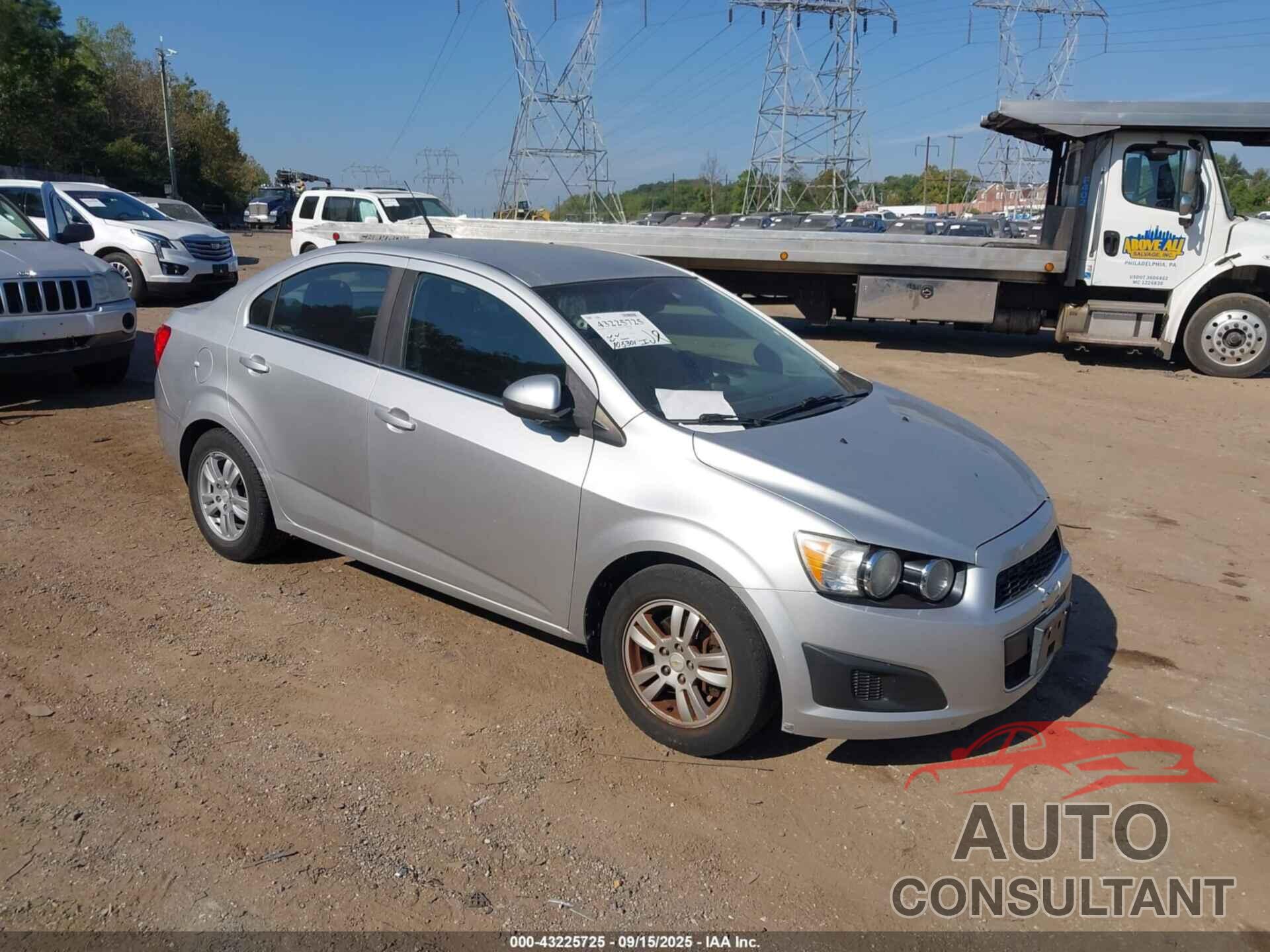 CHEVROLET SONIC 2012 - 1G1JC5SH1C4116566