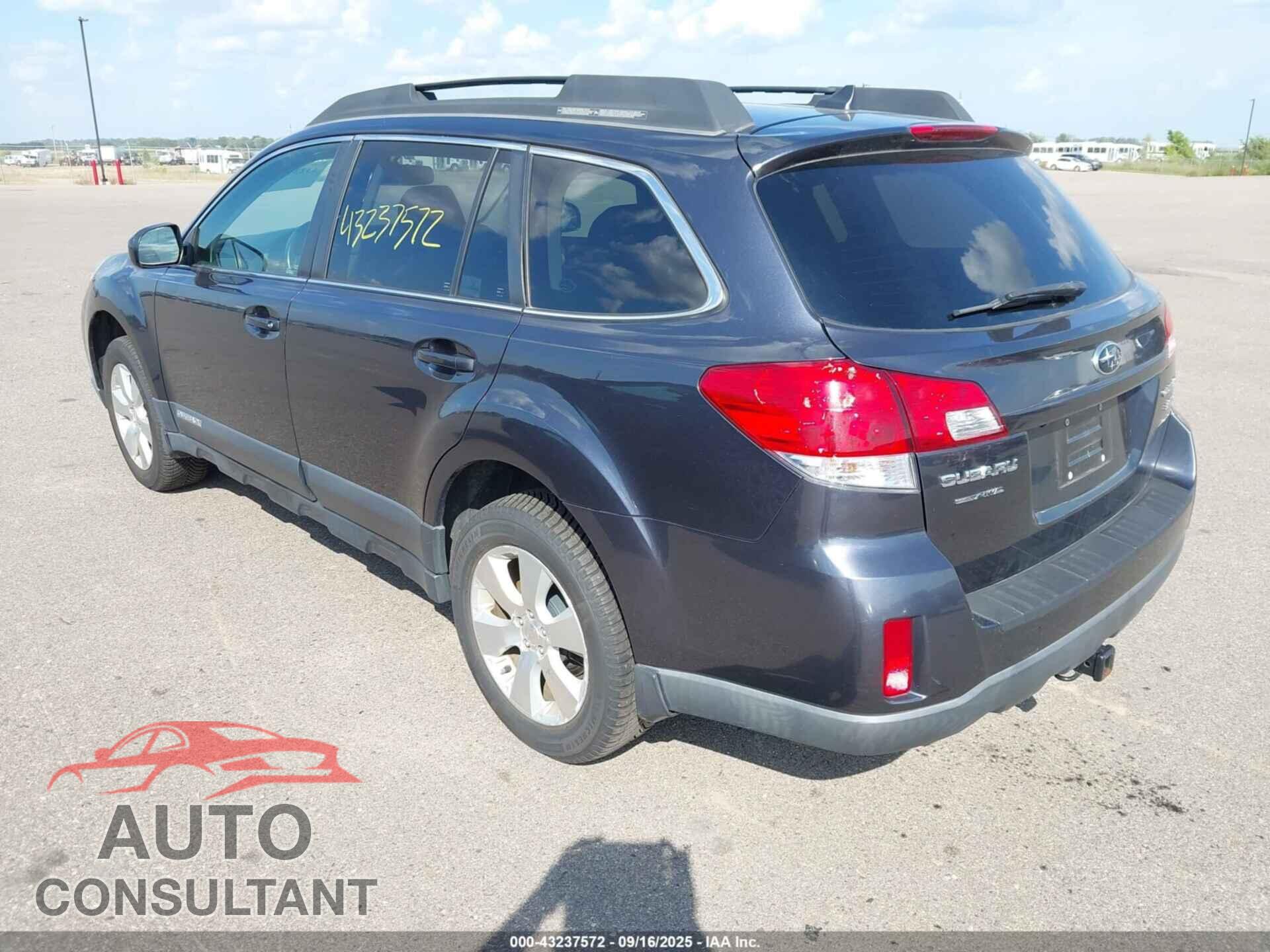 SUBARU OUTBACK 2011 - 4S4BRDKC8B2348919
