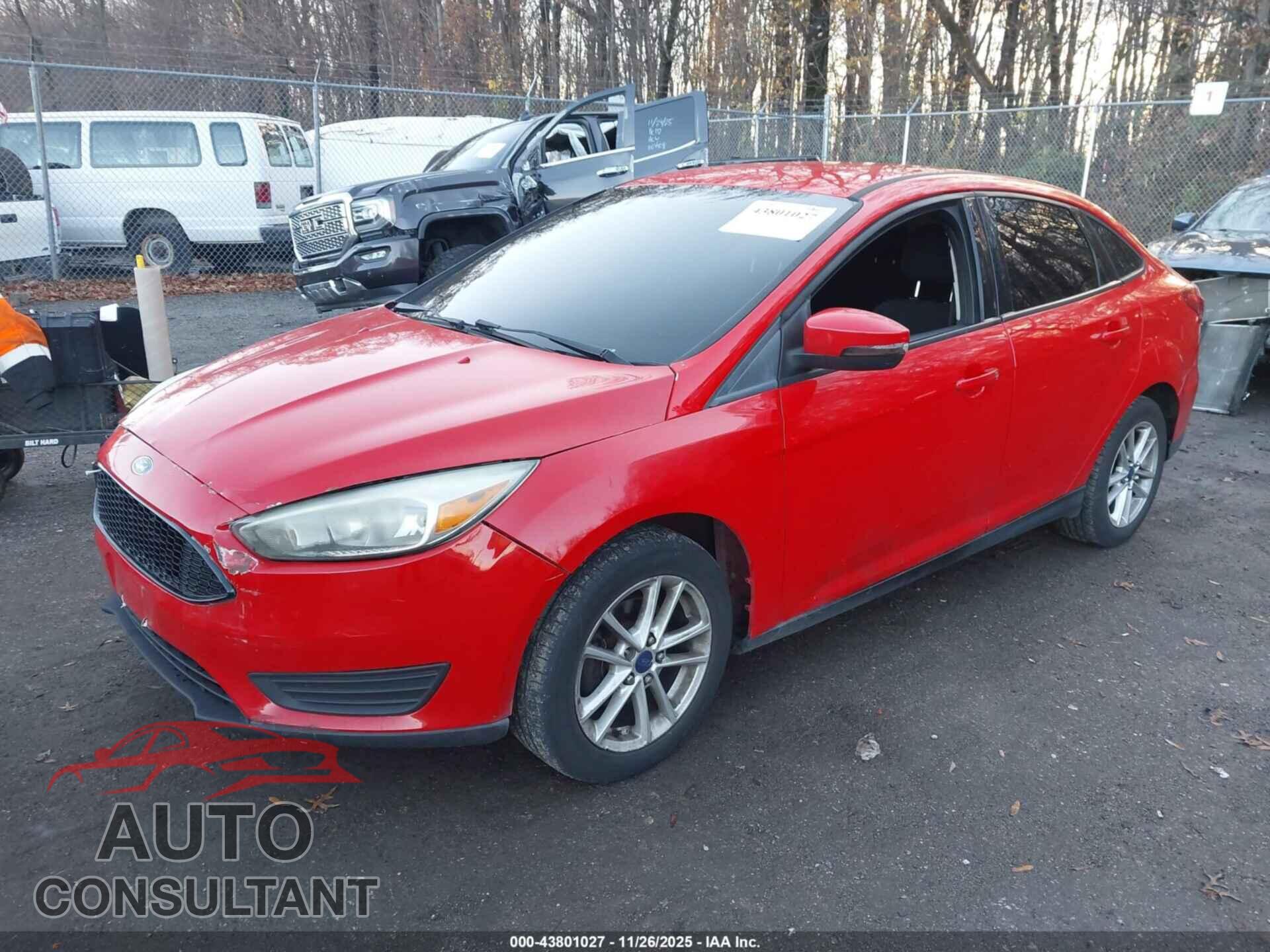 FORD FOCUS 2015 - 1FADP3F23FL263491