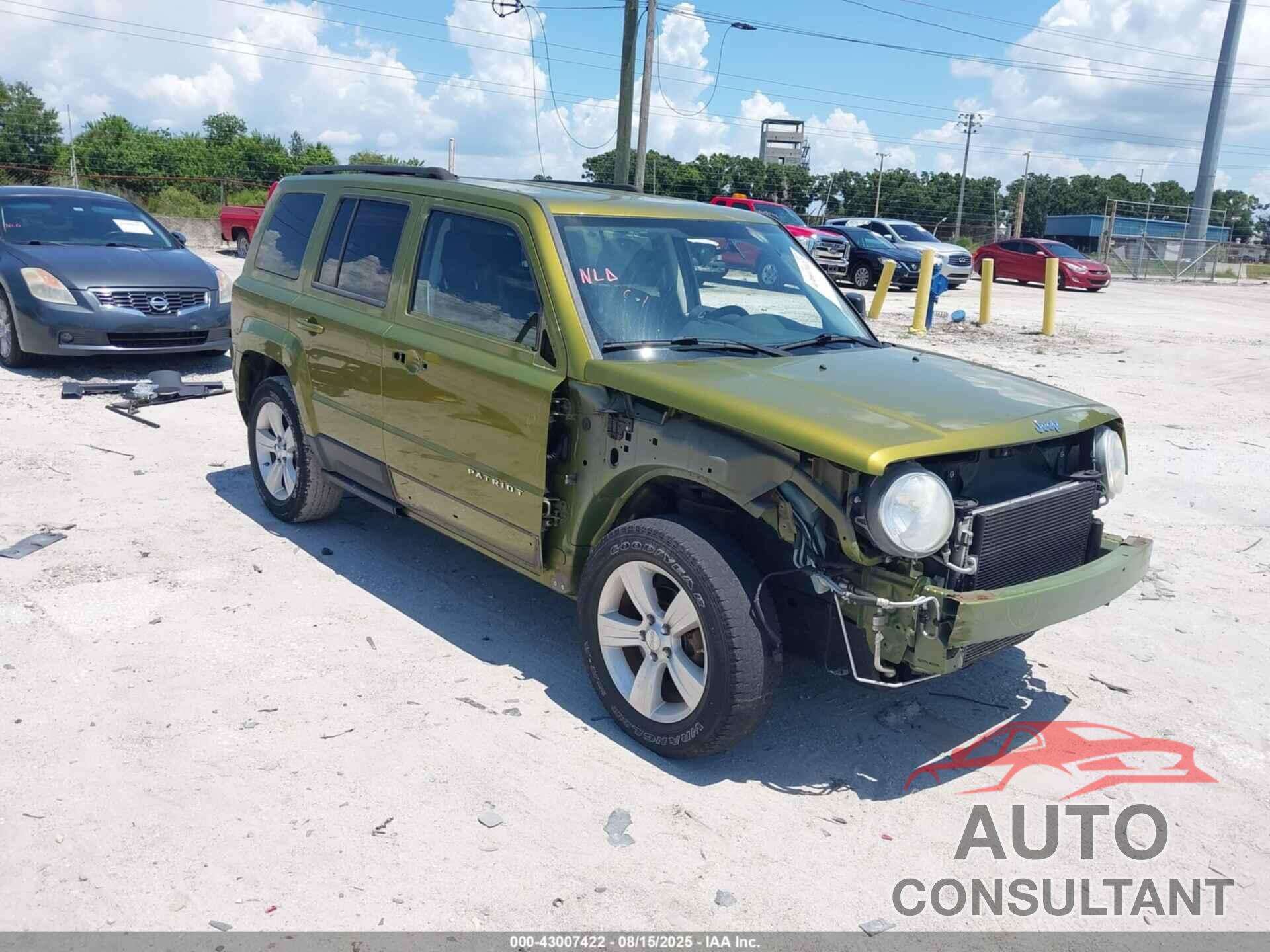 JEEP PATRIOT 2012 - 1C4NJPBB8CD557049