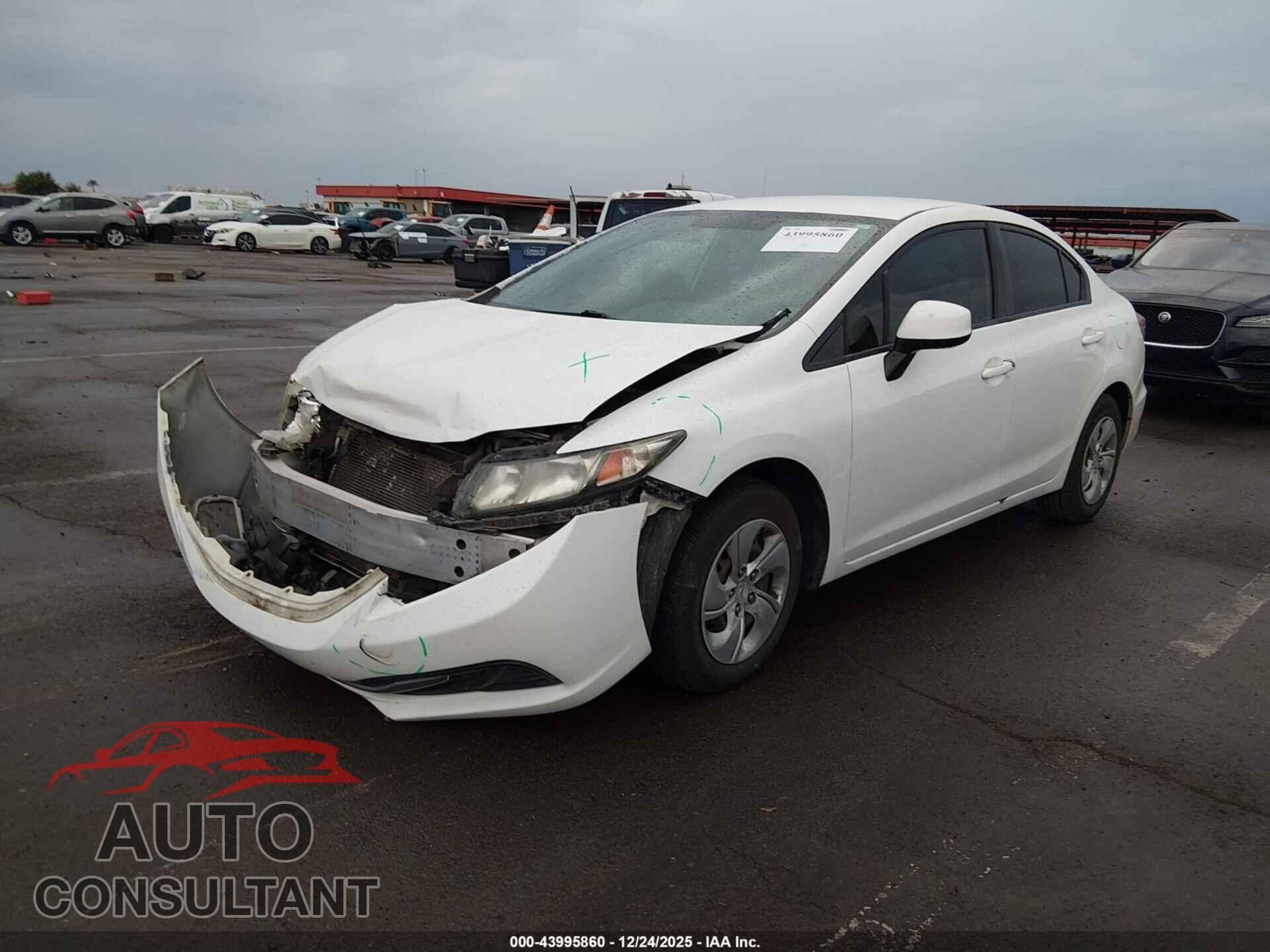 HONDA CIVIC 2013 - 19XFB2F53DE069927