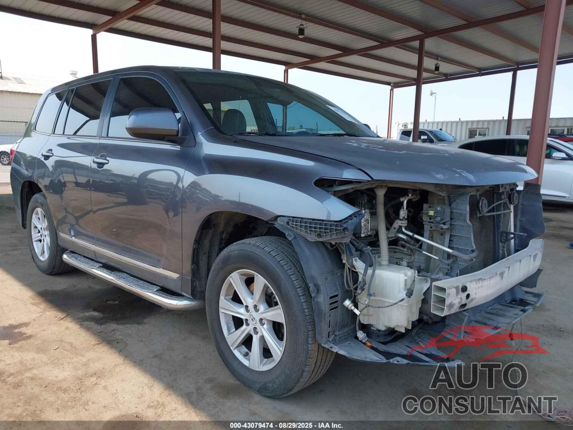 TOYOTA HIGHLANDER 2012 - 5TDZA3EH4CS023061
