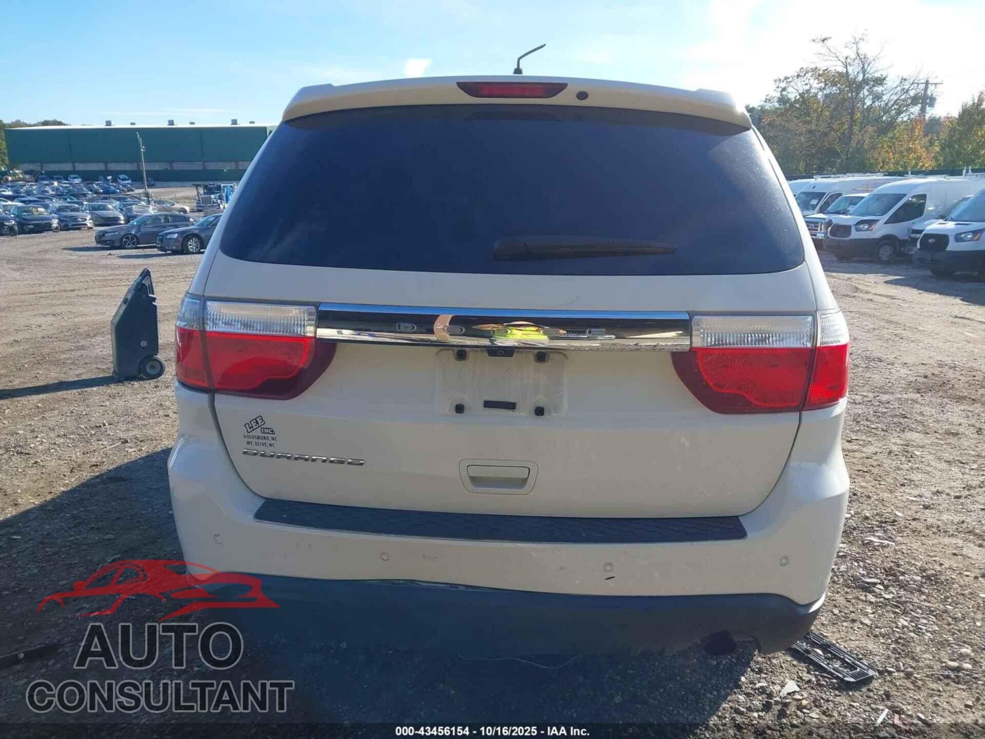 DODGE DURANGO 2012 - 1C4RDHAG0CC358515