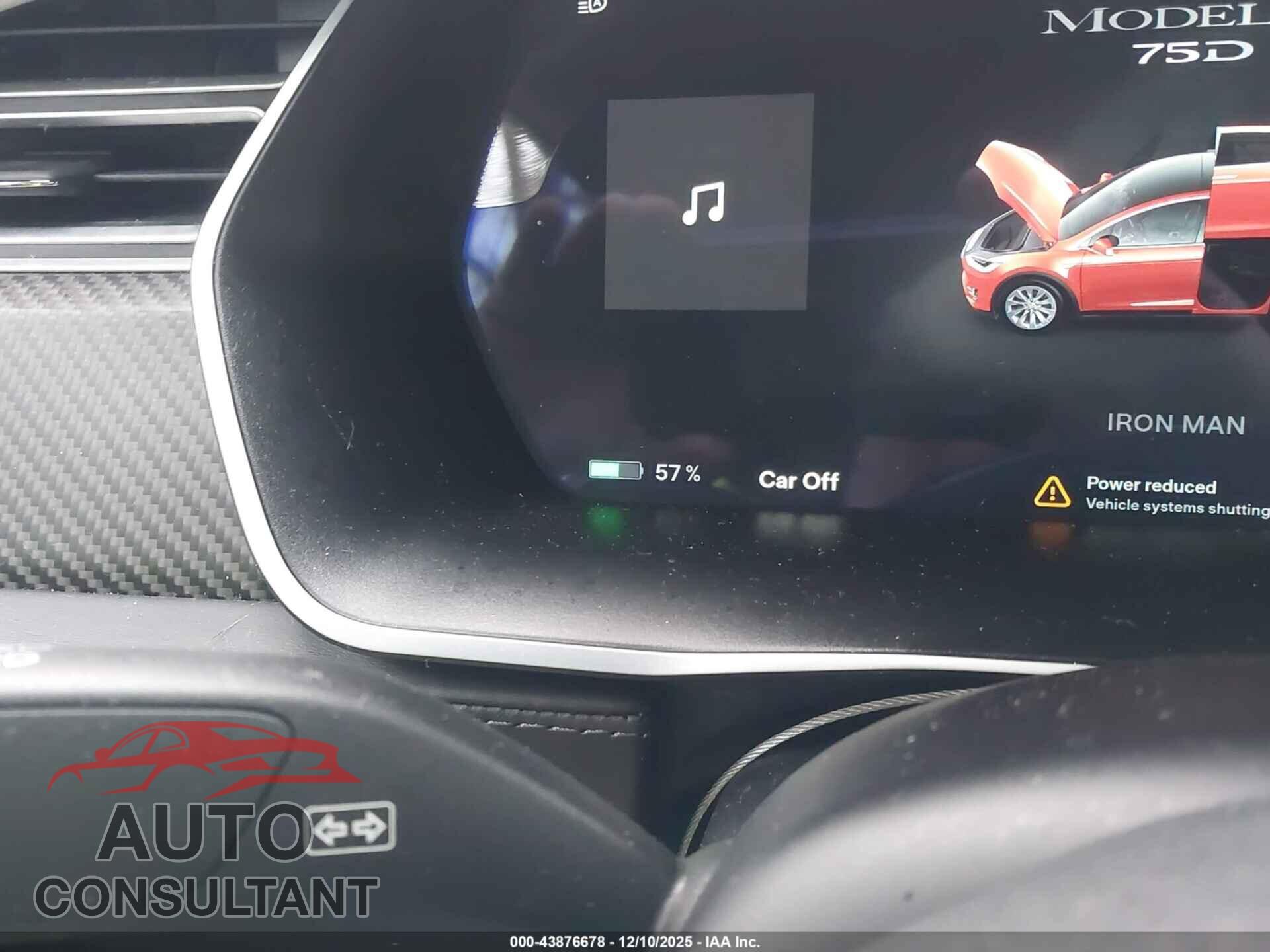TESLA MODEL X 2017 - 5YJXCBE26HF043749