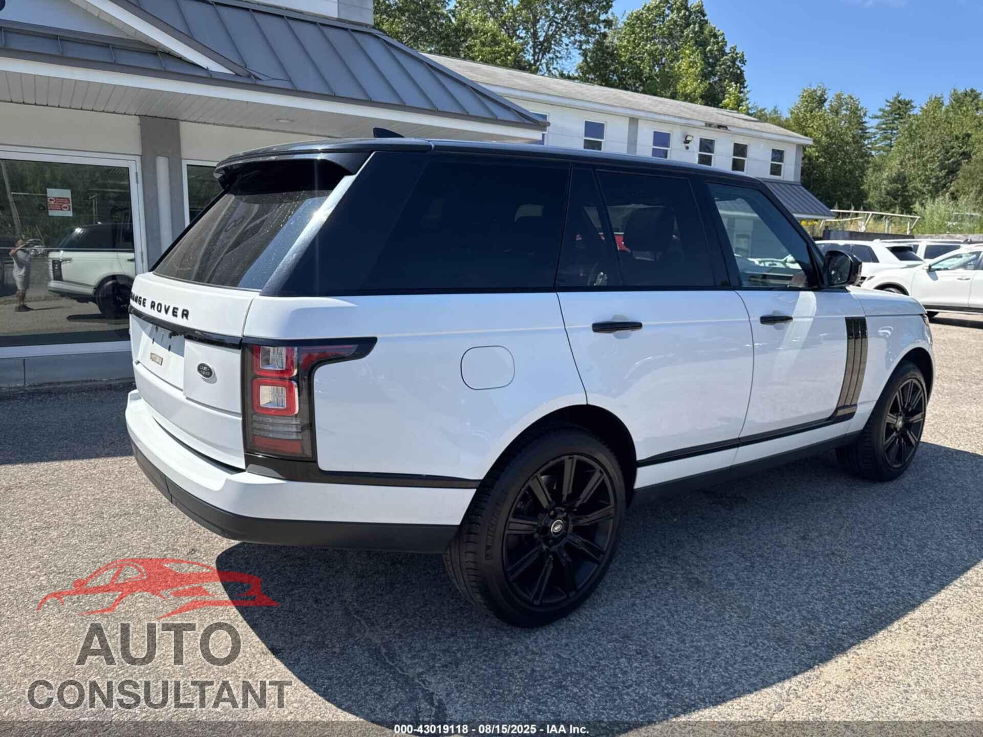 LAND ROVER RANGE ROVER 2017 - SALGS2FE1HA323575