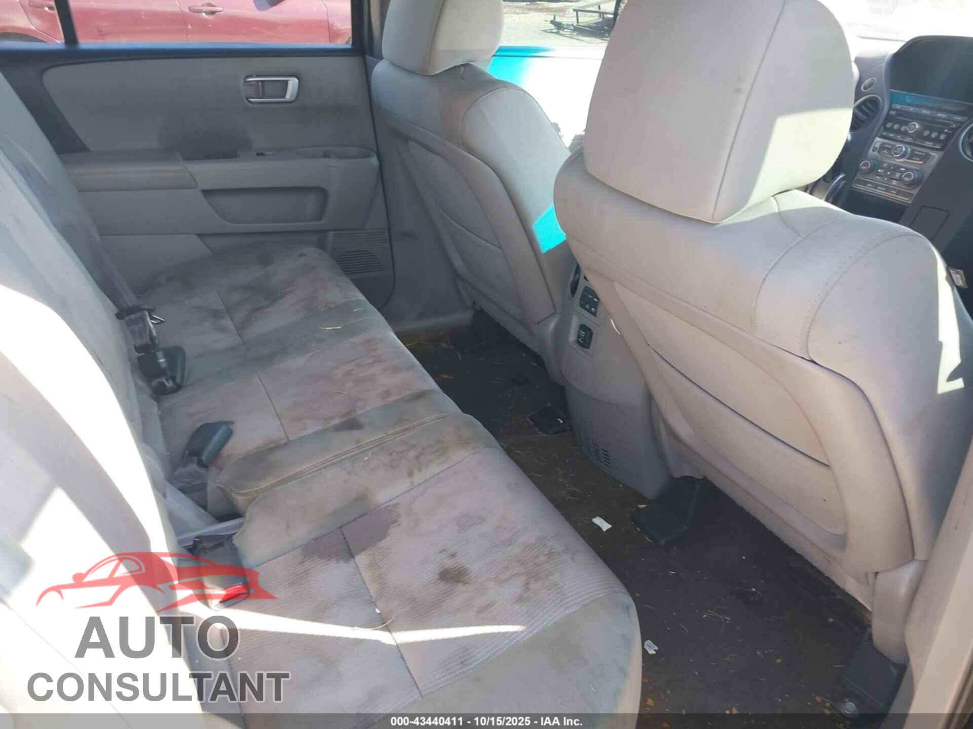 HONDA PILOT 2013 - 5FNYF3H43DB028859
