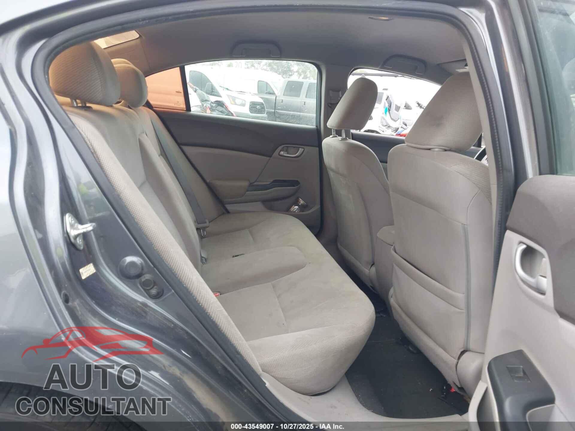 HONDA CIVIC 2012 - 19XFB2F57CE374510