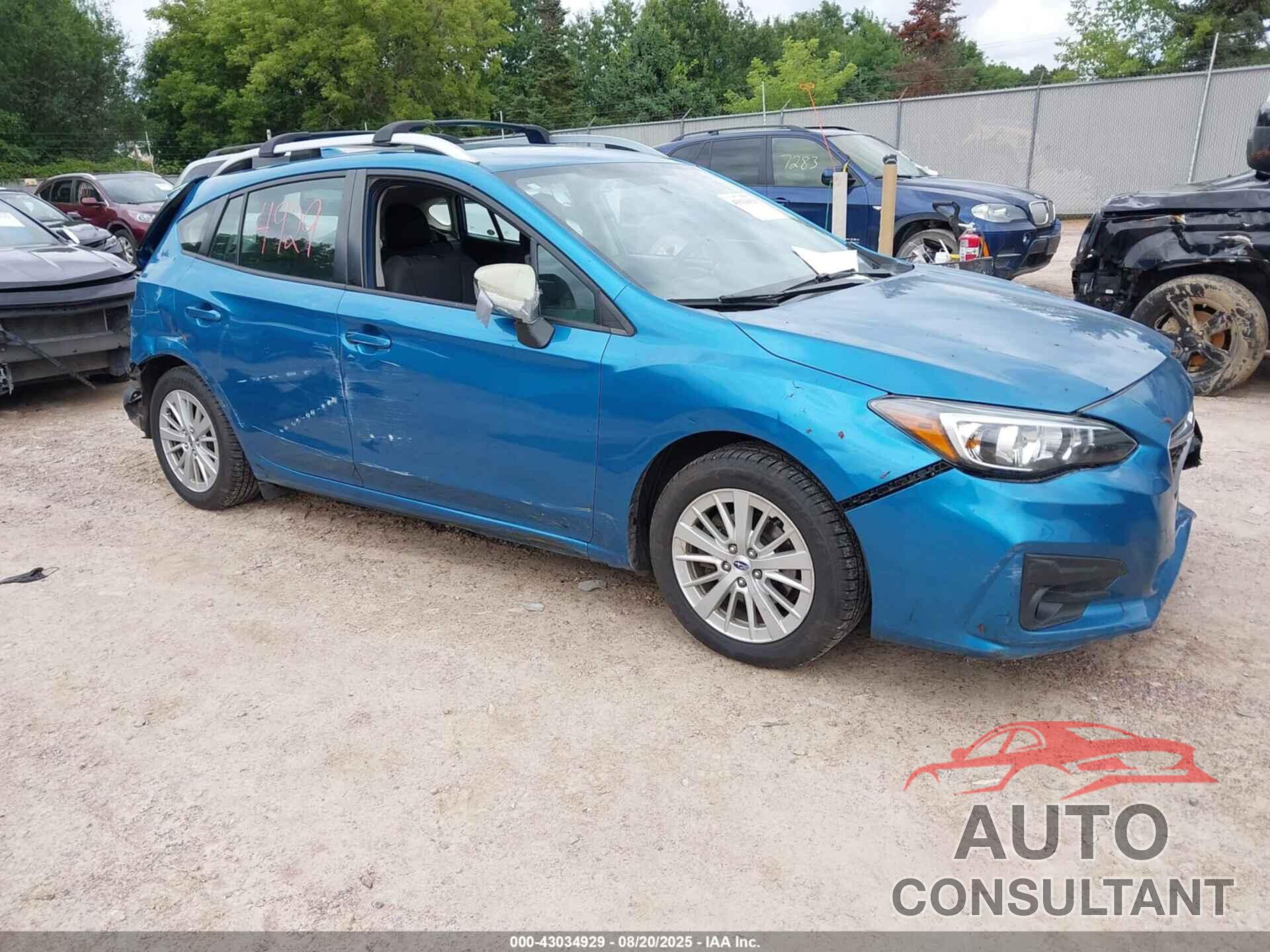 SUBARU IMPREZA 2017 - 4S3GTAD63H3742445