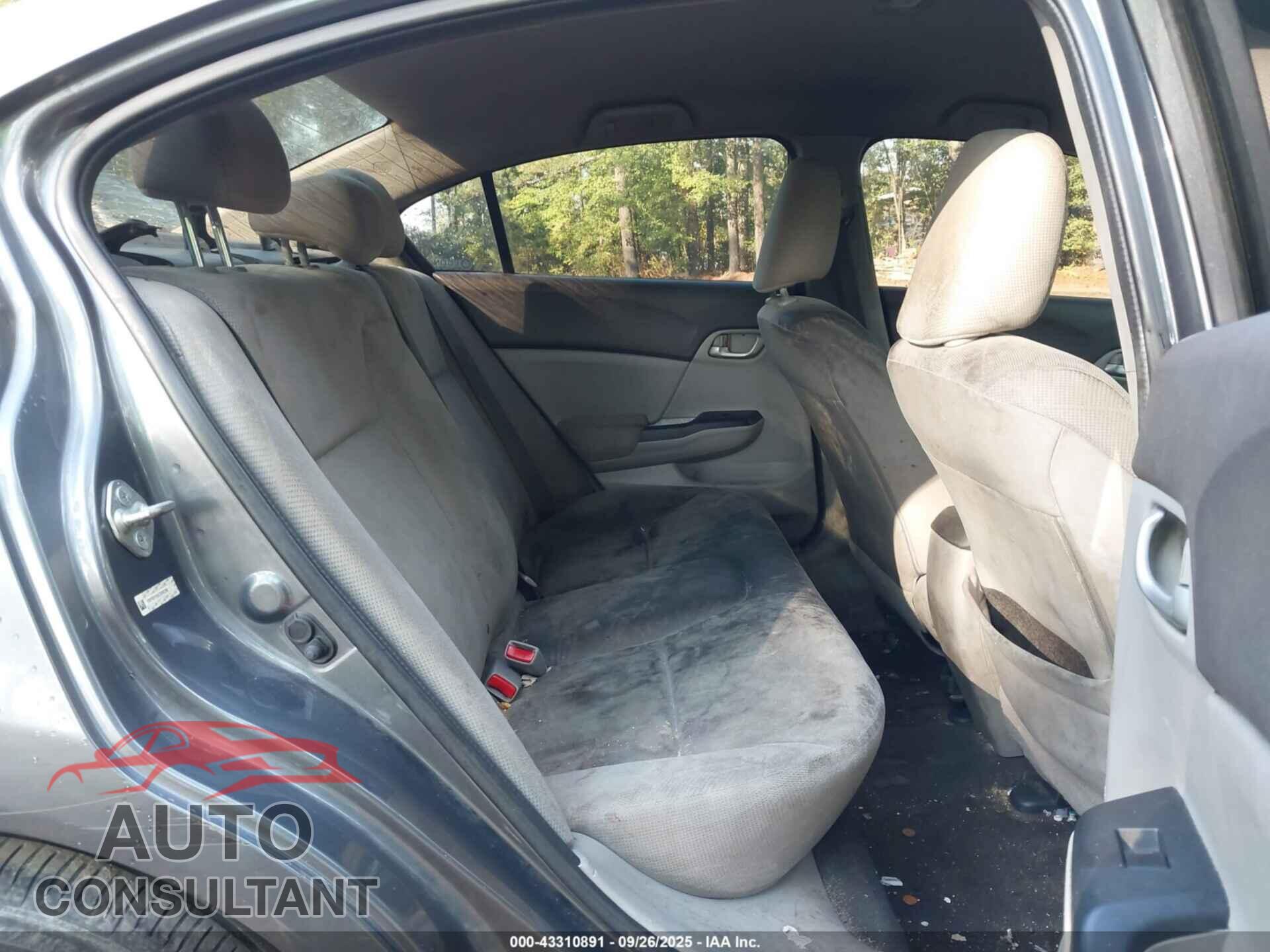 HONDA CIVIC 2012 - 19XFB2F5XCE092295