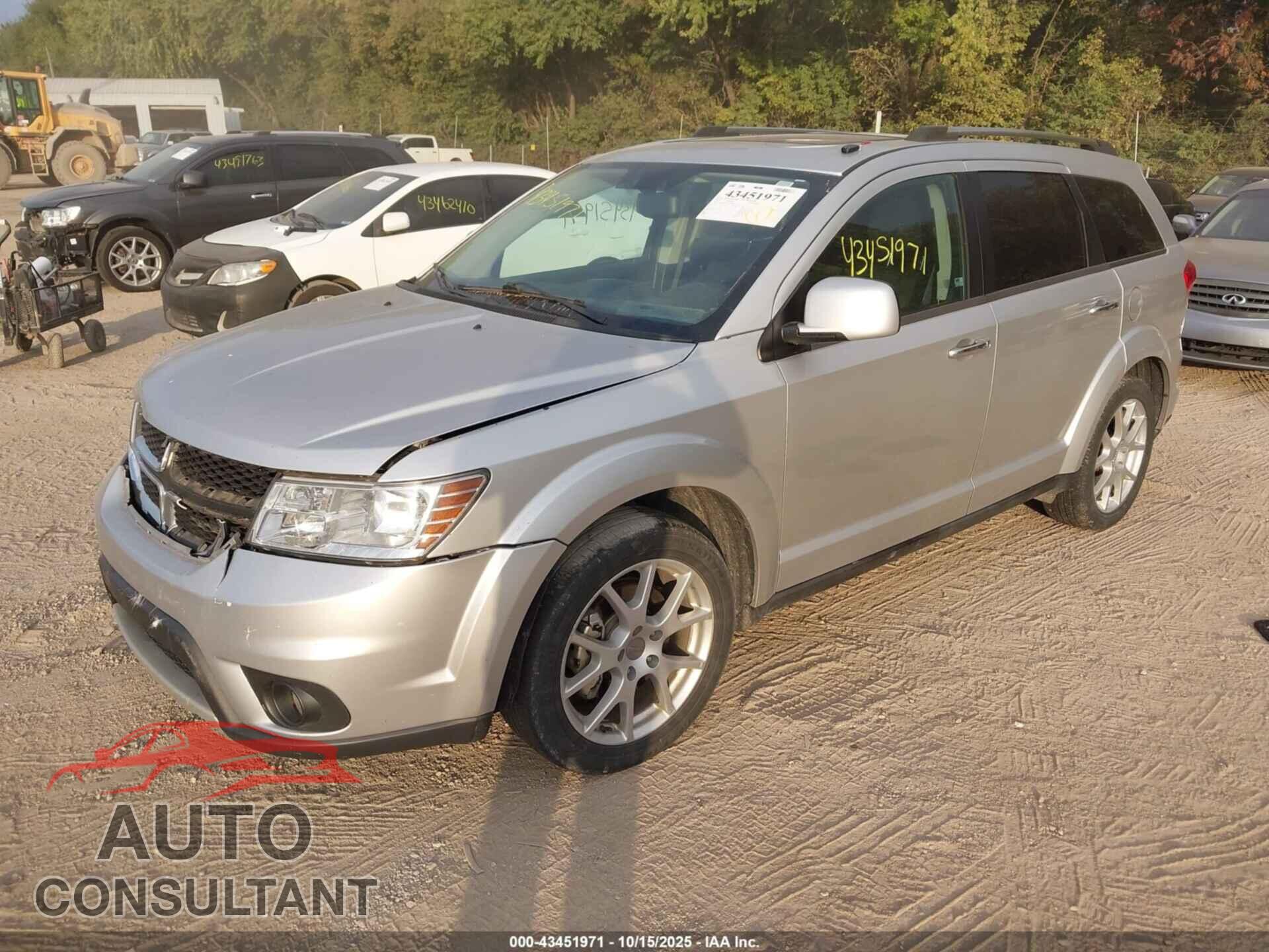 DODGE JOURNEY 2012 - 3C4PDCDGXCT368883