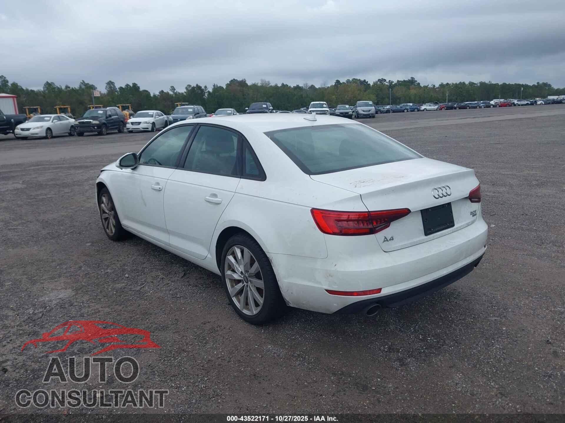 AUDI A4 2017 - WAUGMAF41HA176853