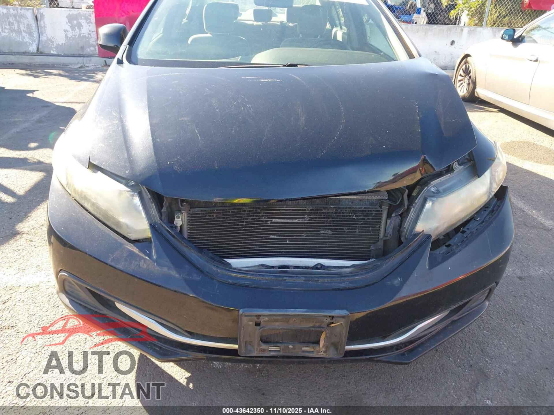 HONDA CIVIC 2013 - 19XFB2F57DE247872