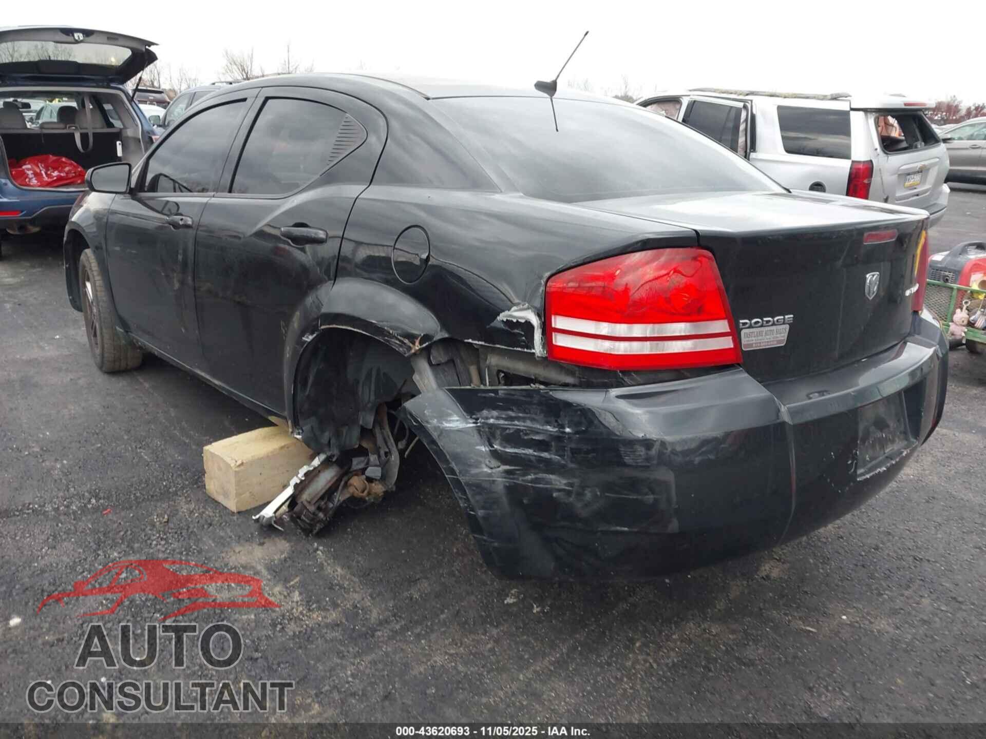DODGE AVENGER 2010 - 1B3CC1FB1AN206257