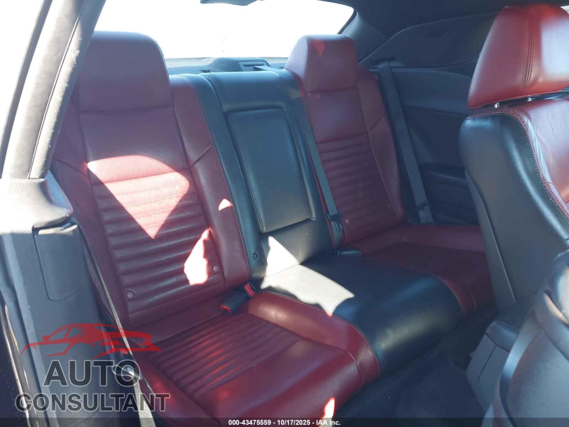 DODGE CHALLENGER 2012 - 2C3CDYAG1CH294802