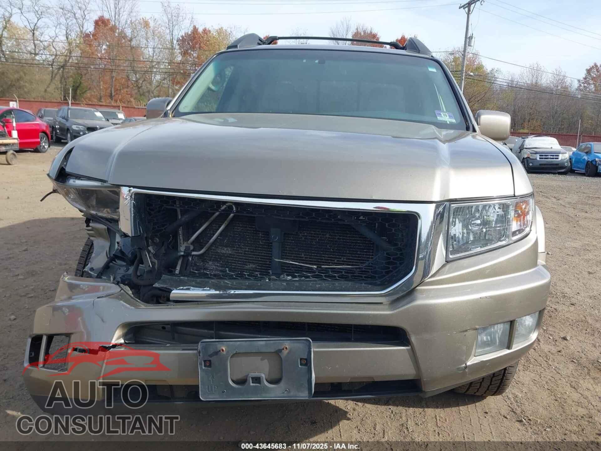 HONDA RIDGELINE 2011 - 5FPYK1F58BB452988