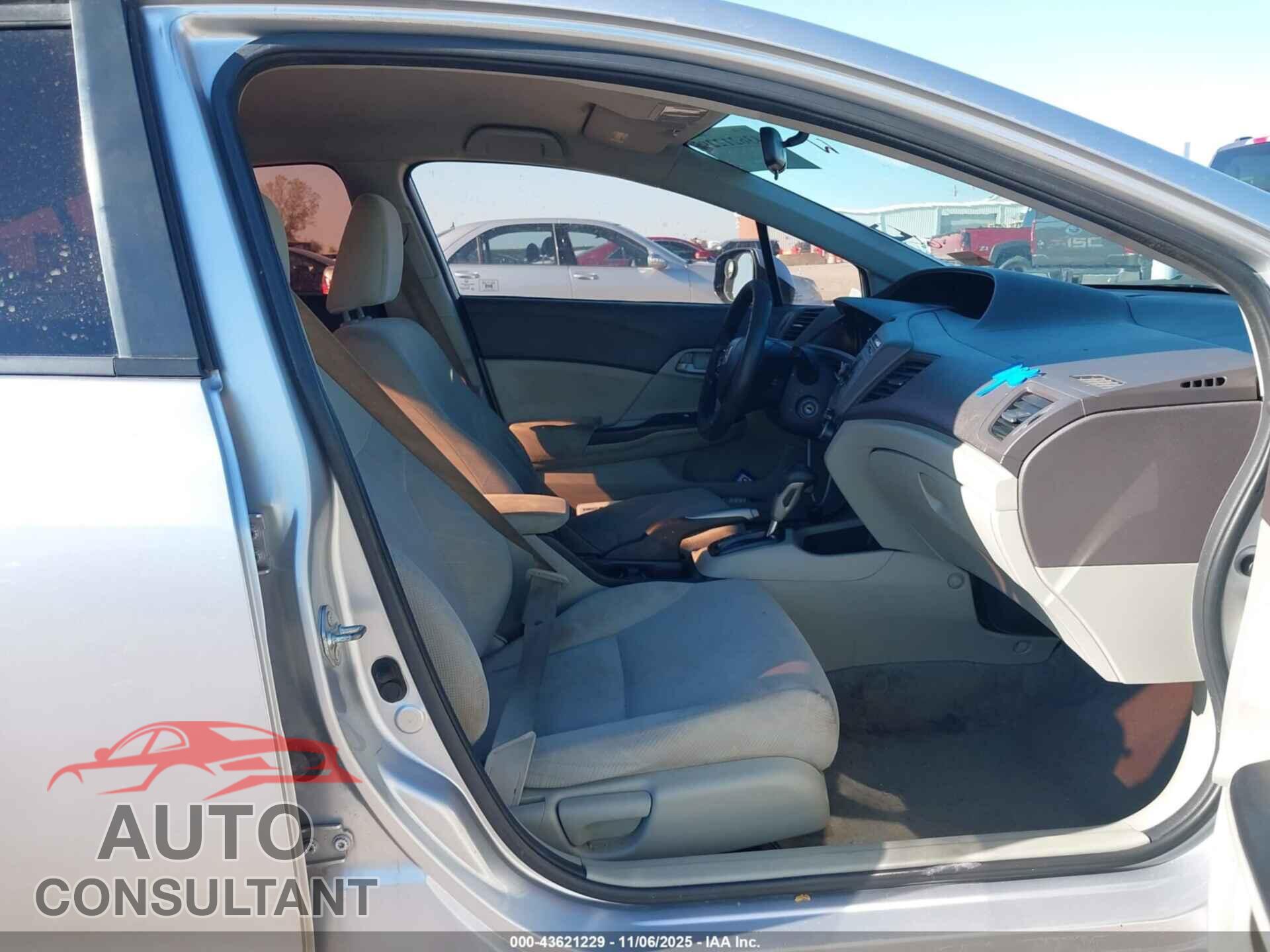 HONDA CIVIC 2012 - 19XFB2F59CE311814