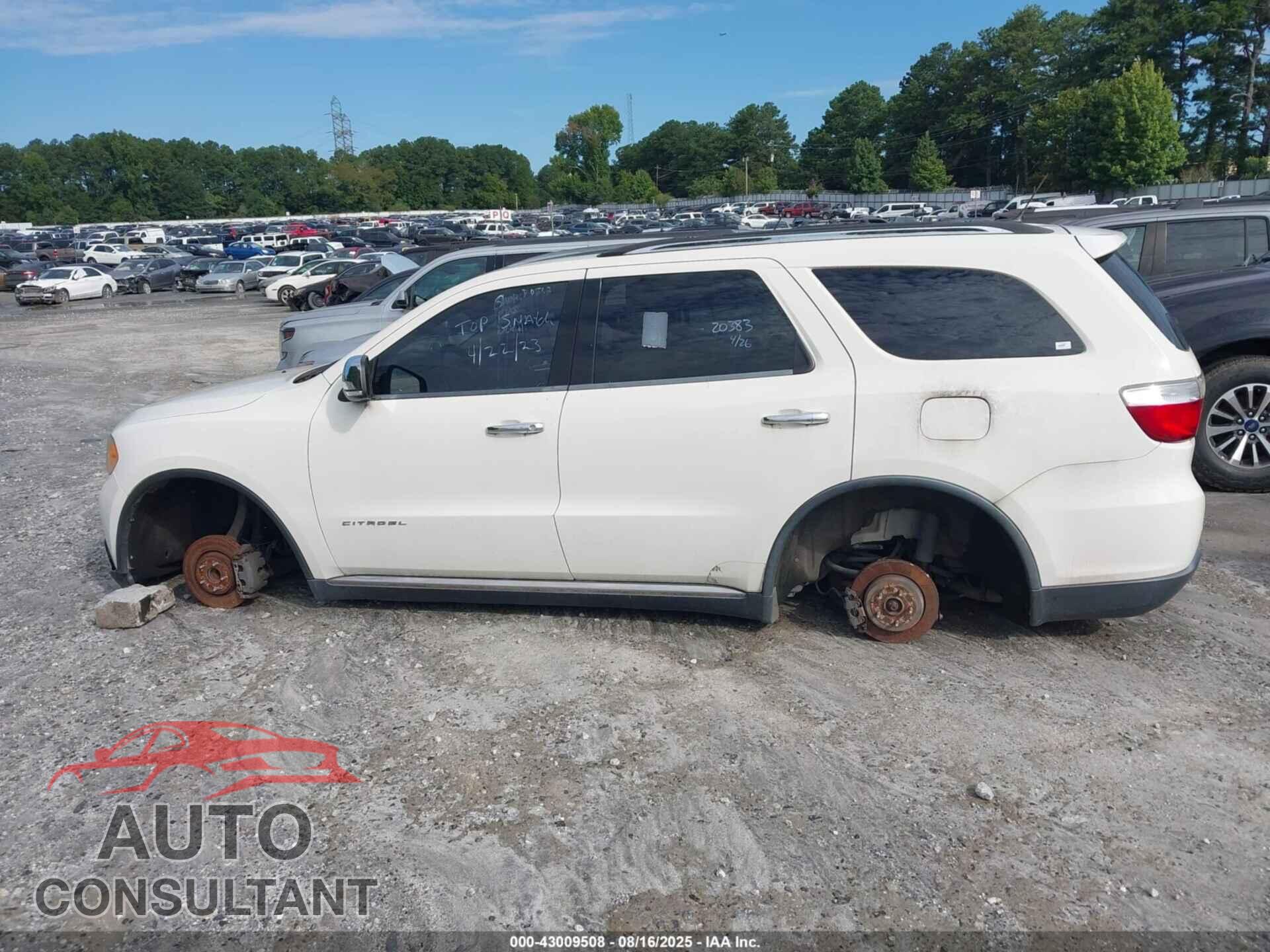 DODGE DURANGO 2012 - 1C4SDHET2CC275550