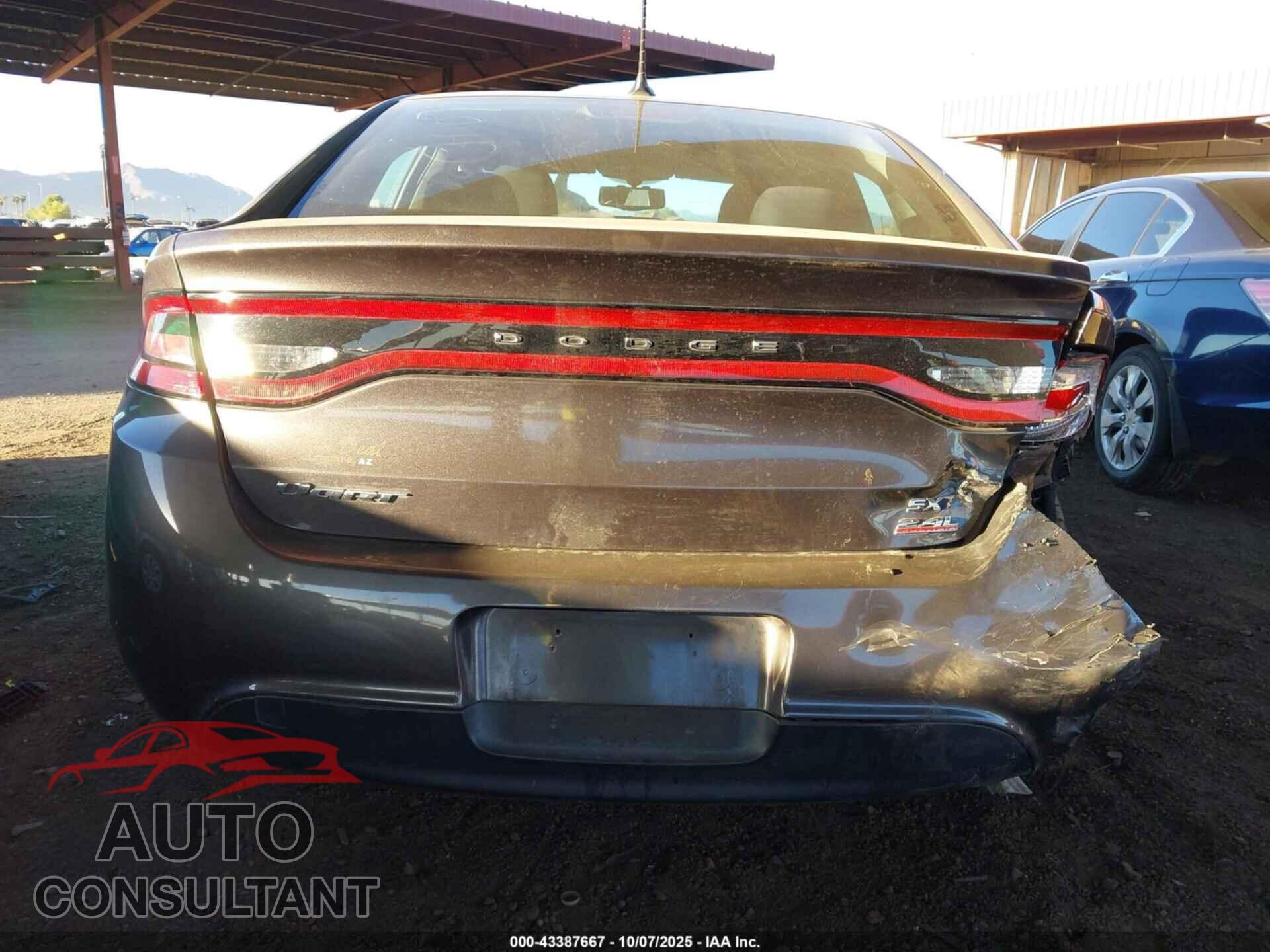 DODGE DART 2014 - 1C3CDFBB5ED910069