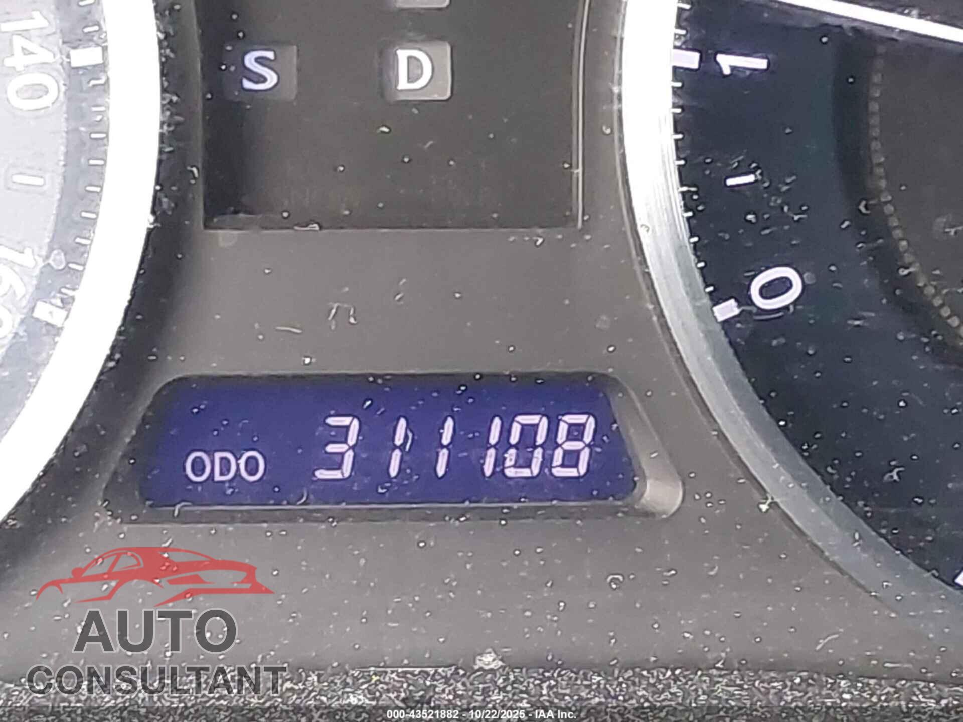 LEXUS IS 250 2011 - JTHBF5C26B5145209