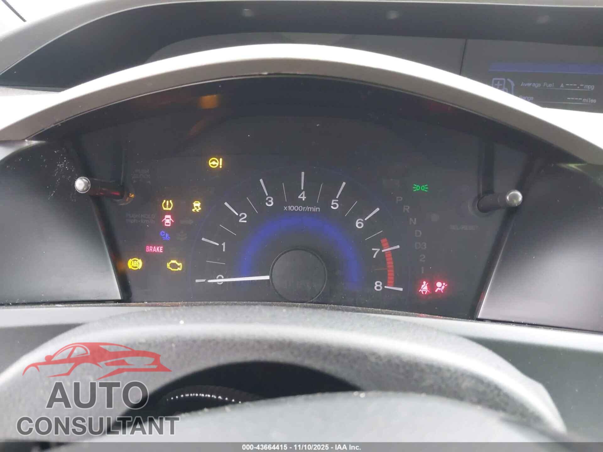 HONDA CIVIC 2012 - 19XFB2F54CE372777