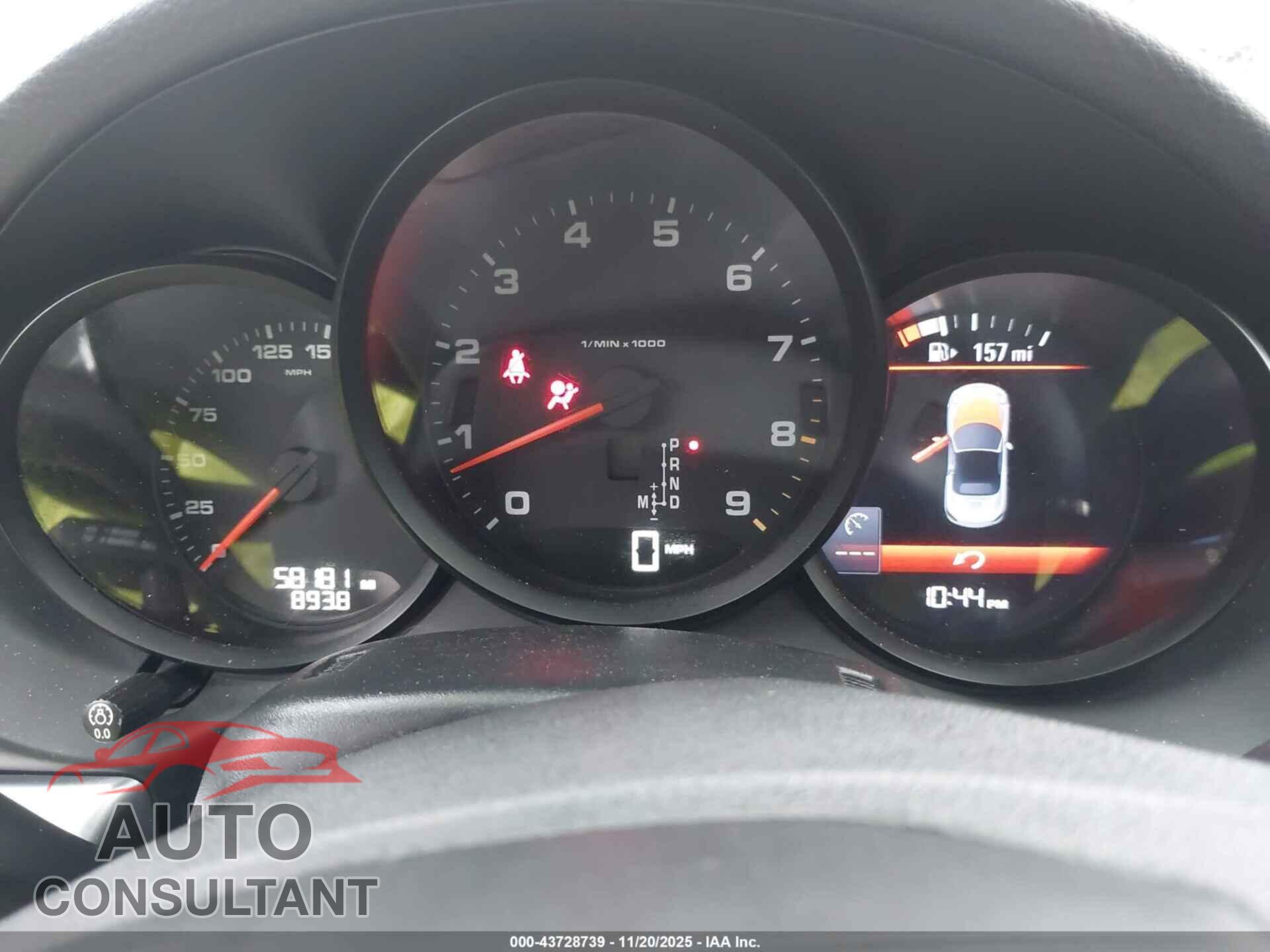 PORSCHE BOXSTER 2013 - WP0CA2A80DS114777