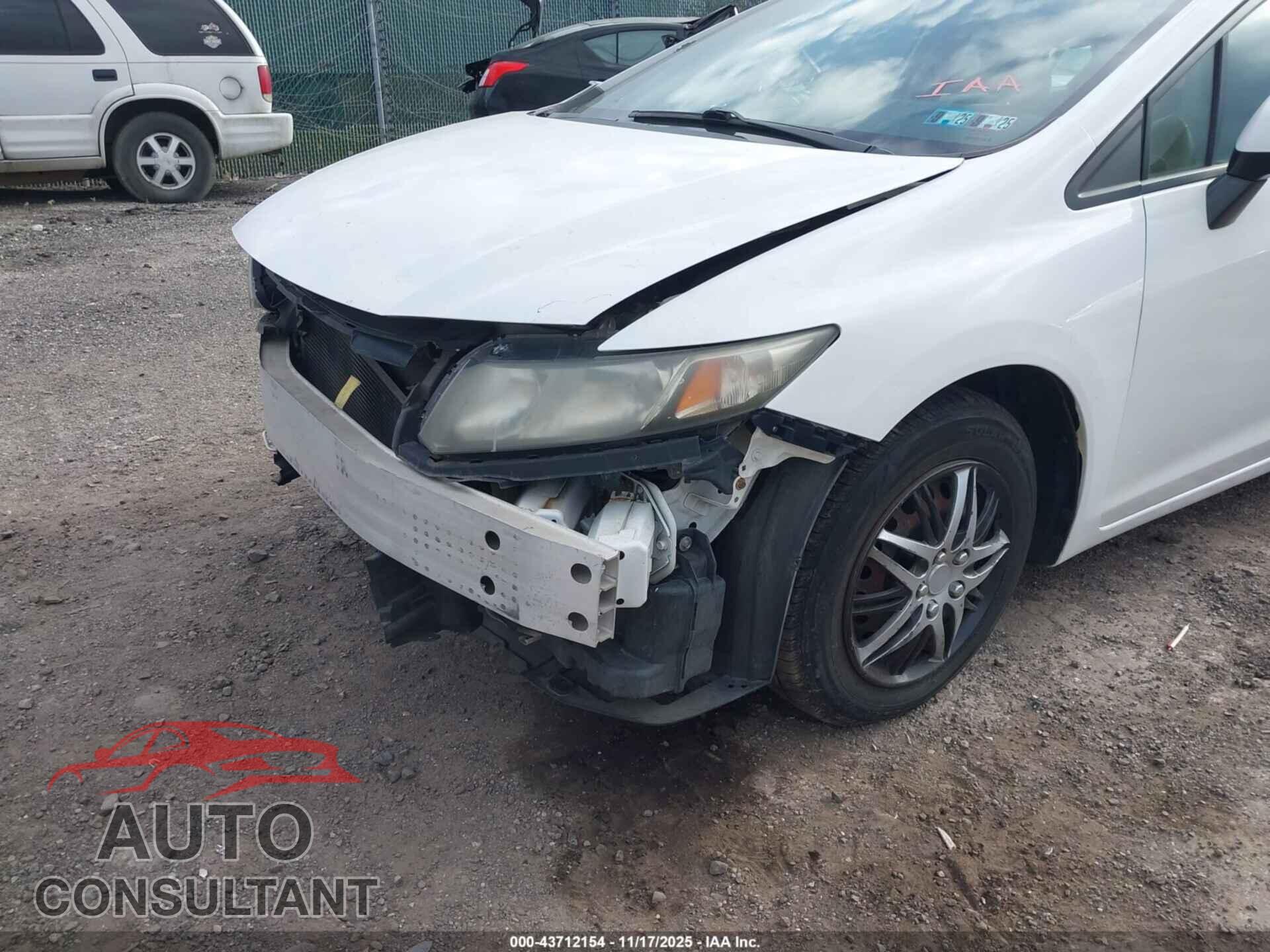 HONDA CIVIC 2013 - 19XFB2F52DE207599