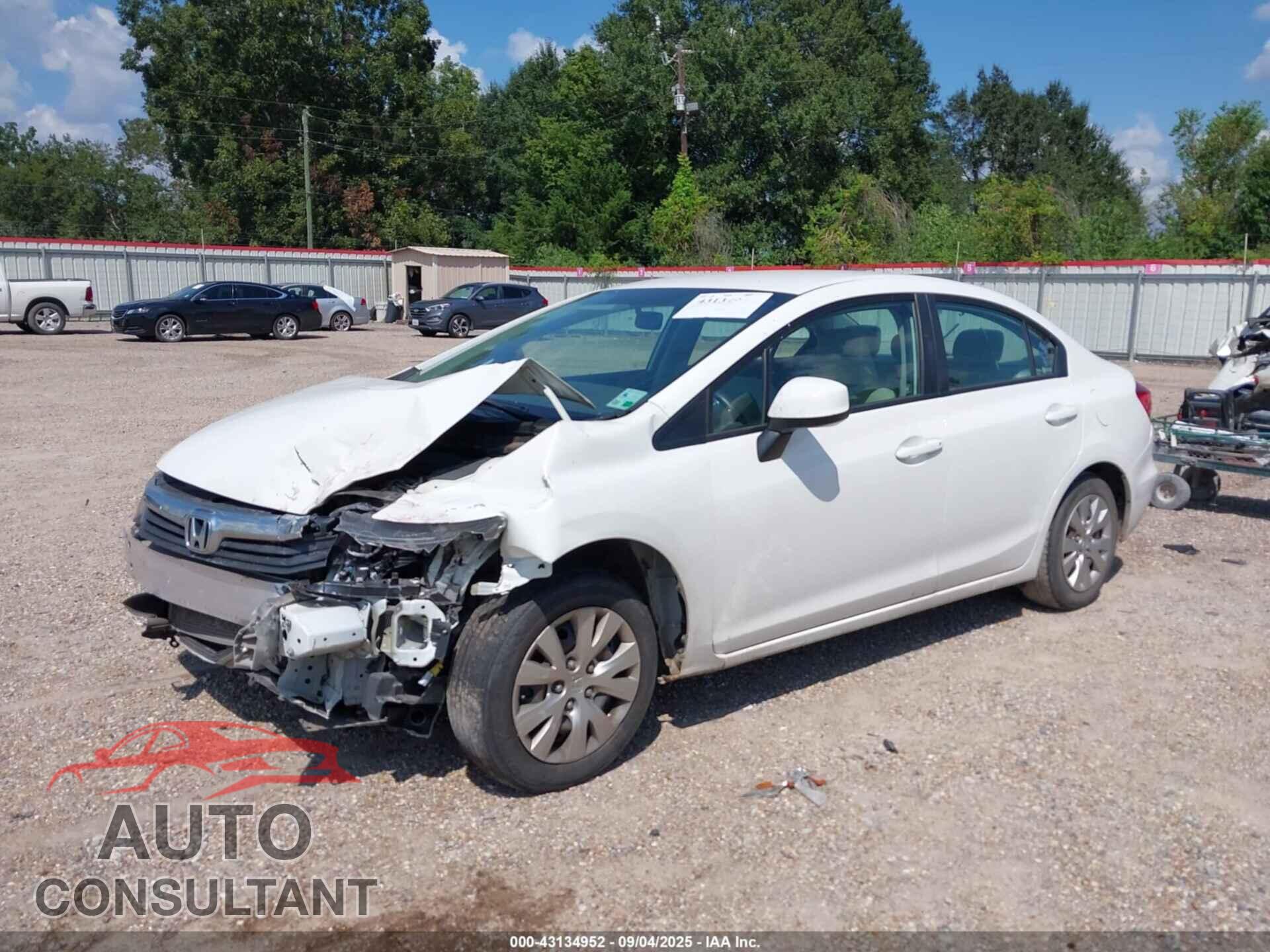 HONDA CIVIC 2012 - 2HGFB2F5XCH521683