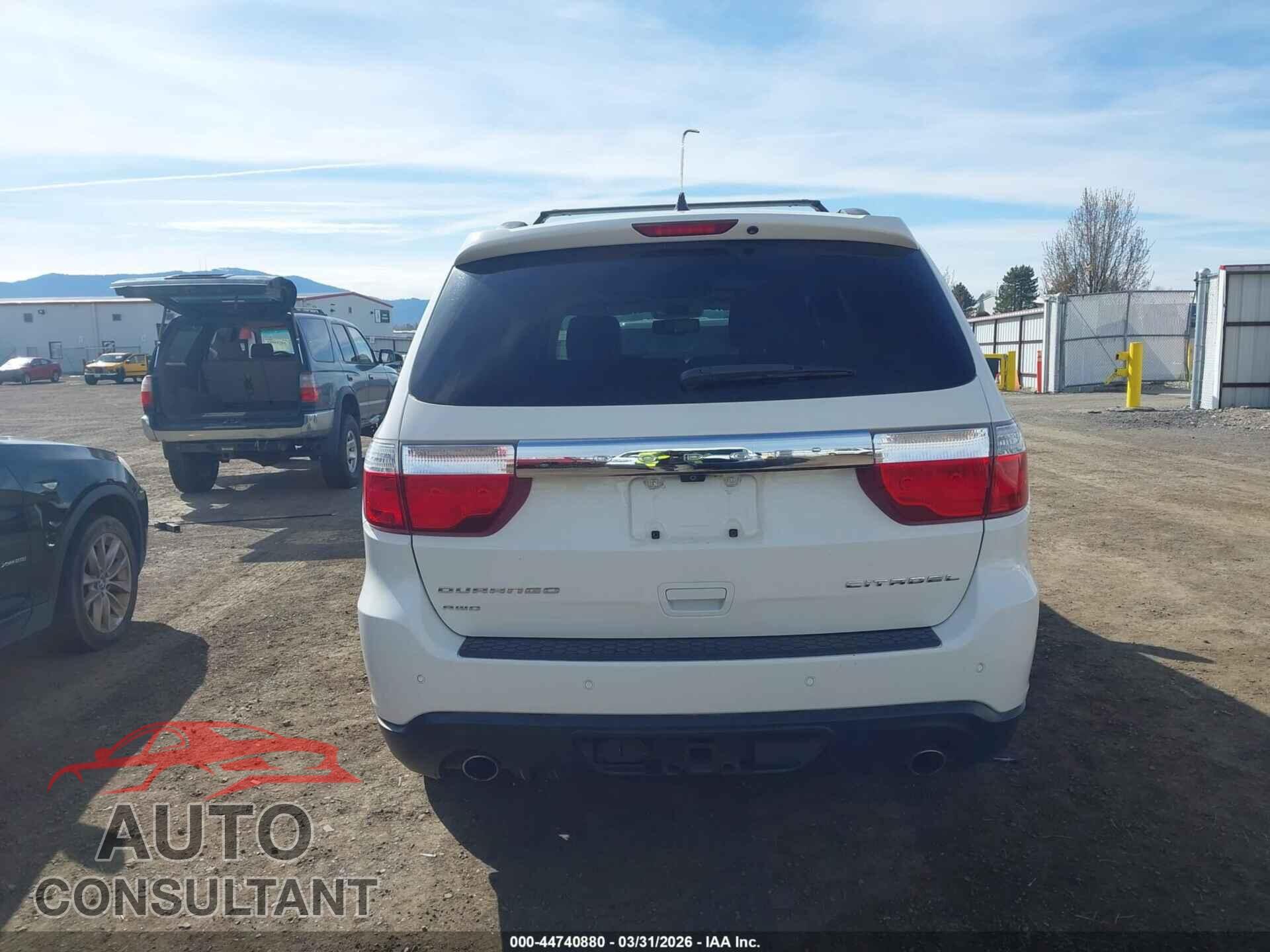 DODGE DURANGO 2012 - 1C4SDJET3CC282921